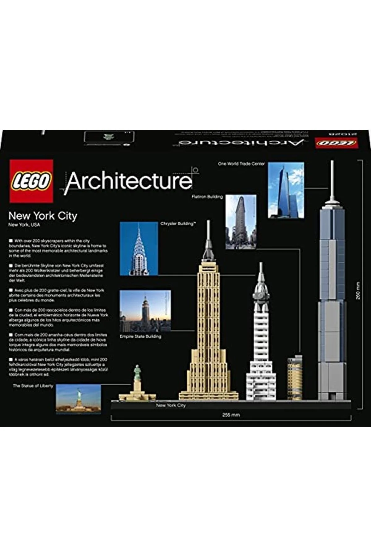 اسباب بازی های آموزشی معماری شهر نیویورک 21028 اورجینال LEGO