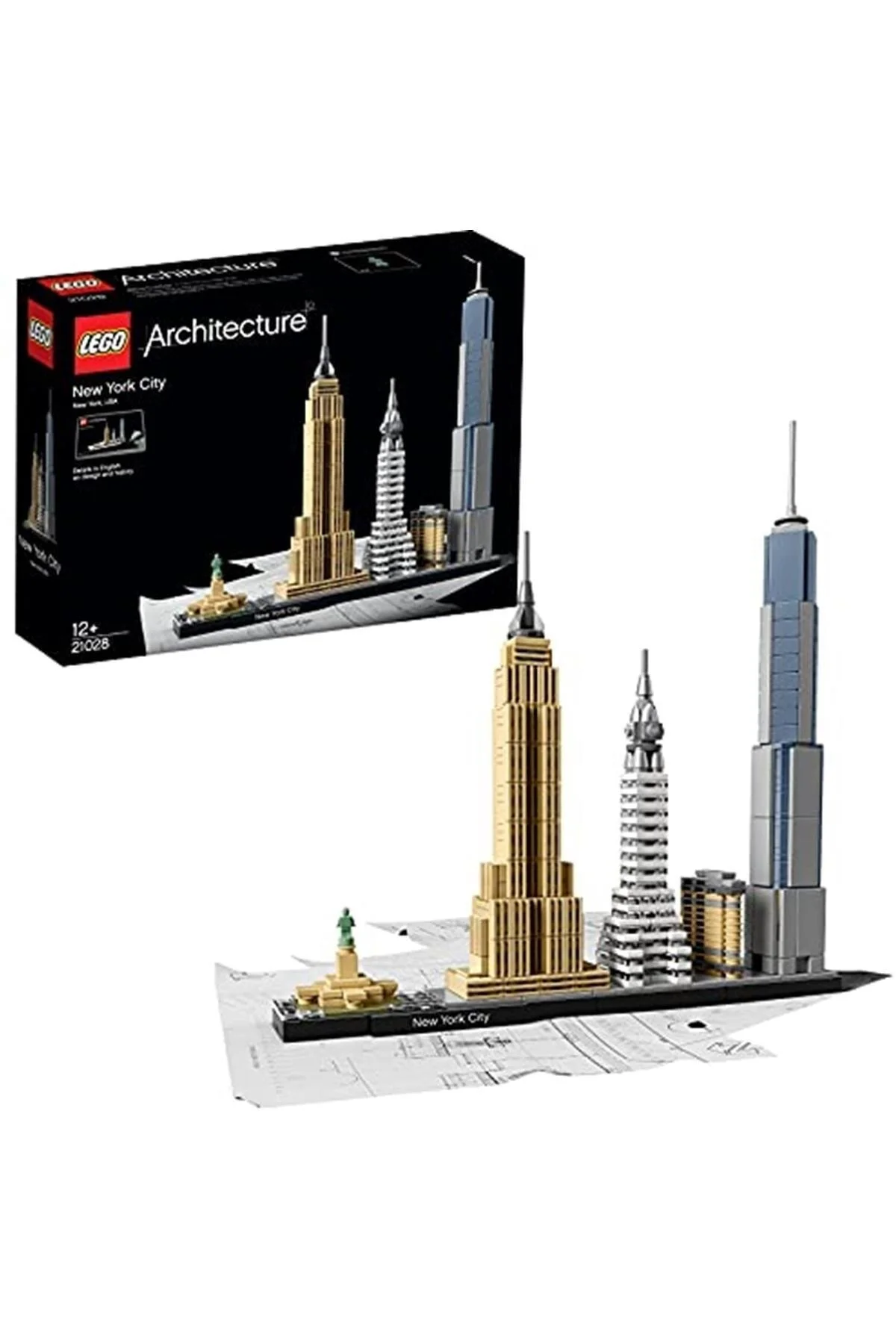 اسباب بازی های آموزشی معماری شهر نیویورک 21028 اورجینال LEGO