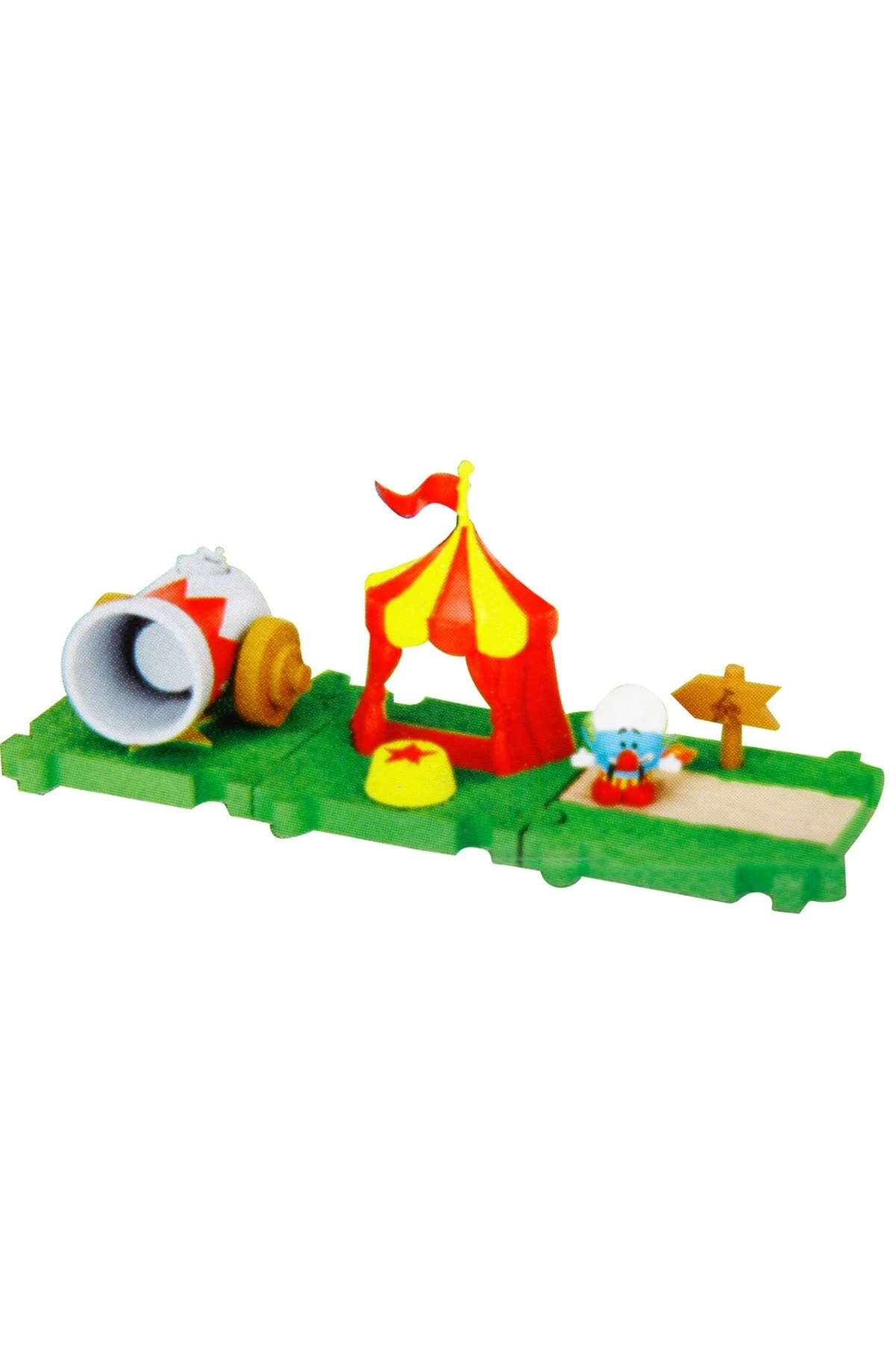 ست بازی مردانه و زنانه SMURFS CLOWN CUTE MICRO شکل ŞİRİNLER