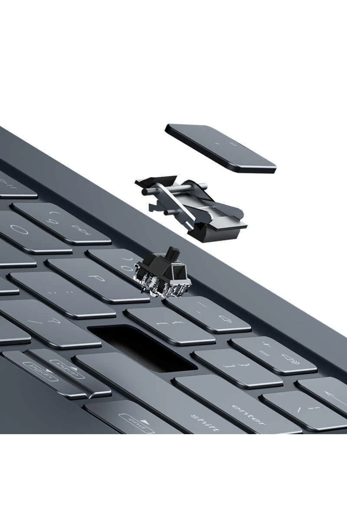 کیبورد صفحه‌کلید بی‌سیم IPAD PRO 12.9 2022 M2 سازگار با صفحه کلید بلوتوث TRACKPAD Benks