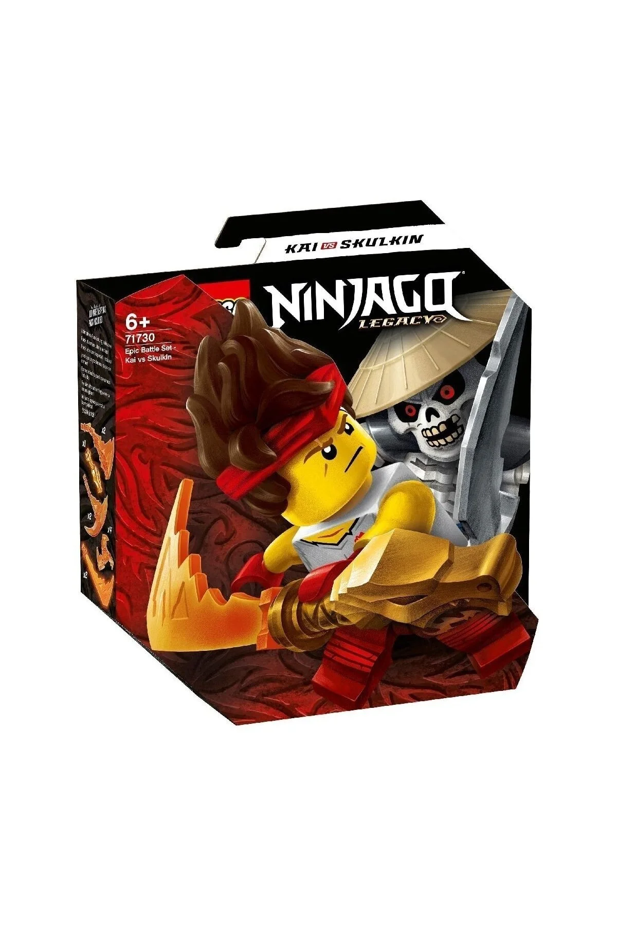 هدایا برای نوزاد 71730 ® NINJAGO® LEGENDARY BATTLE SET KAI AND SKULKIN 61 PIECES +6 AGES اورجینال LEGO