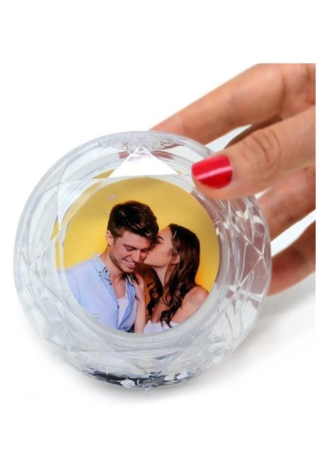 گوی برفی قاب عکس CRYSTAL LOOK SNOW GLOBE از ترکیه Nobbystar