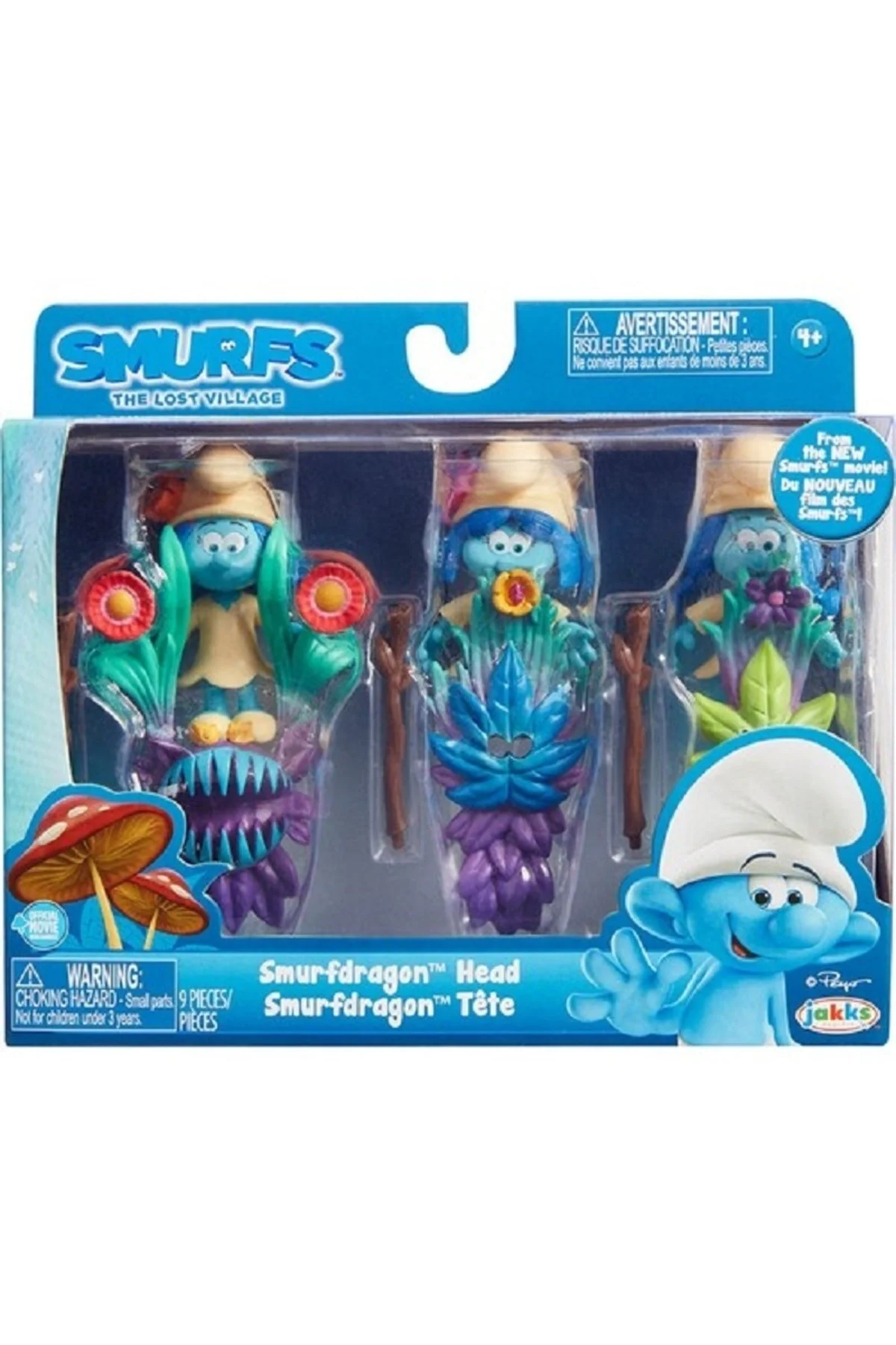 اسباب بازی های فیگور شخصیت SMURFSTORM 3 شکل اورجینال ŞİRİNLER