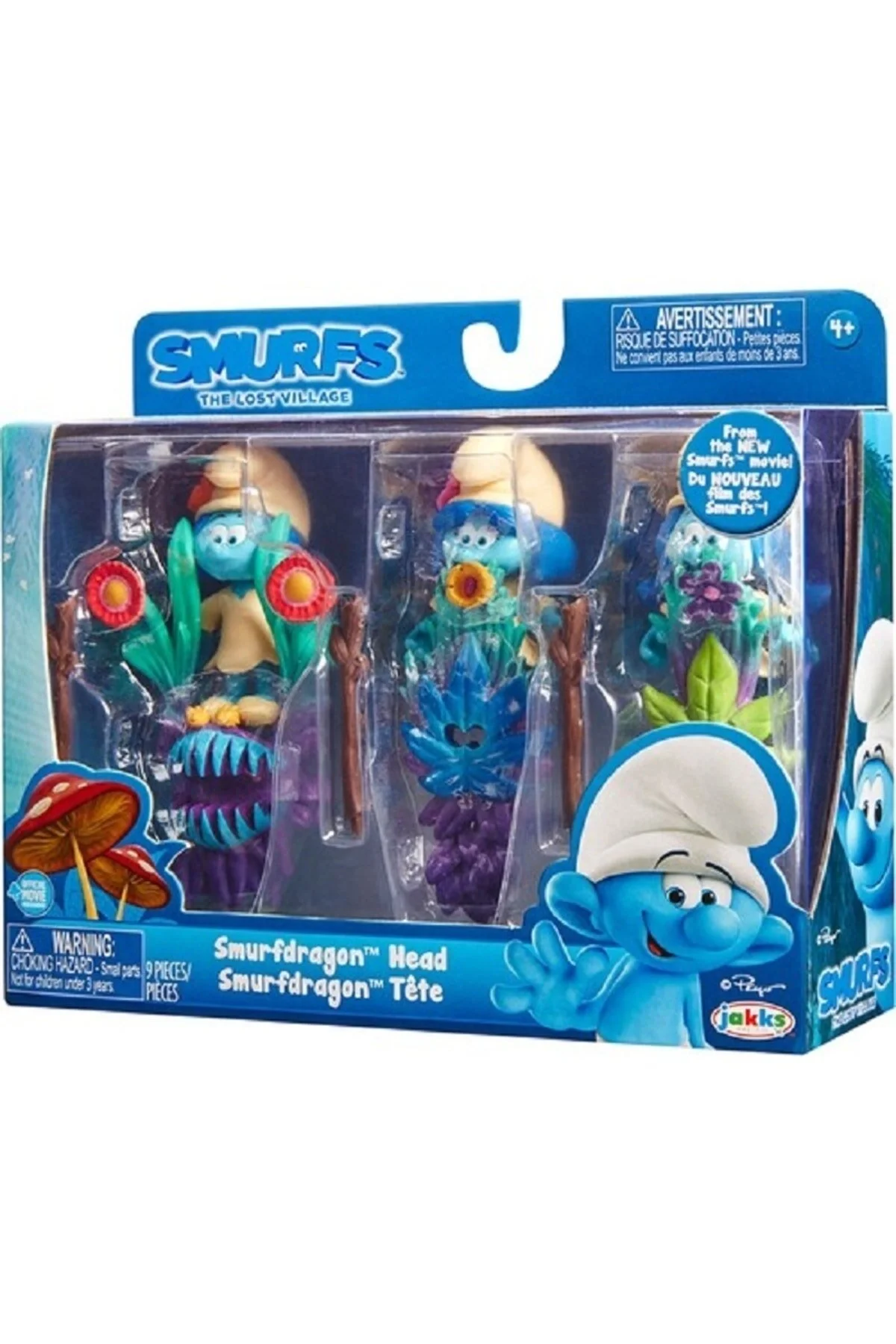 اسباب بازی های فیگور شخصیت SMURFSTORM 3 شکل اورجینال ŞİRİNLER