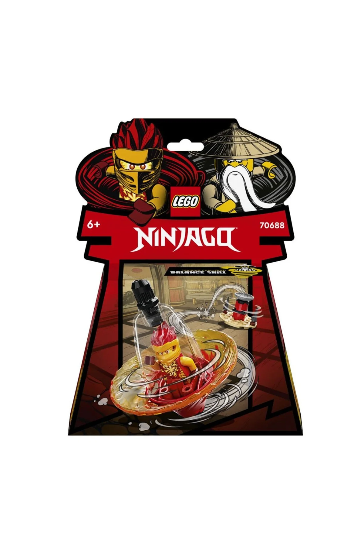 لگو و اسباب بازی های ساخت محور NINJAGO® KAI'S SPINJITZU NINJA TRAINING 70688 ست ساختمان تاپ چرخان با NINJAGO KAI 32 P از ترکیه LEGO