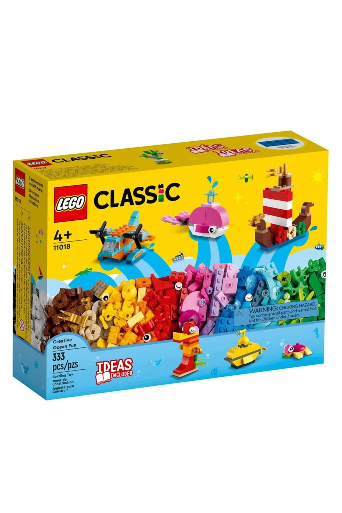 لگو و اسباب بازی های ساخت محور ® CLASSIC CREATIVE OCEAN FUN 11018 ست ساختمان برای کودکان 4 سال به بالا 333 قطعه از ترکیه LEGO