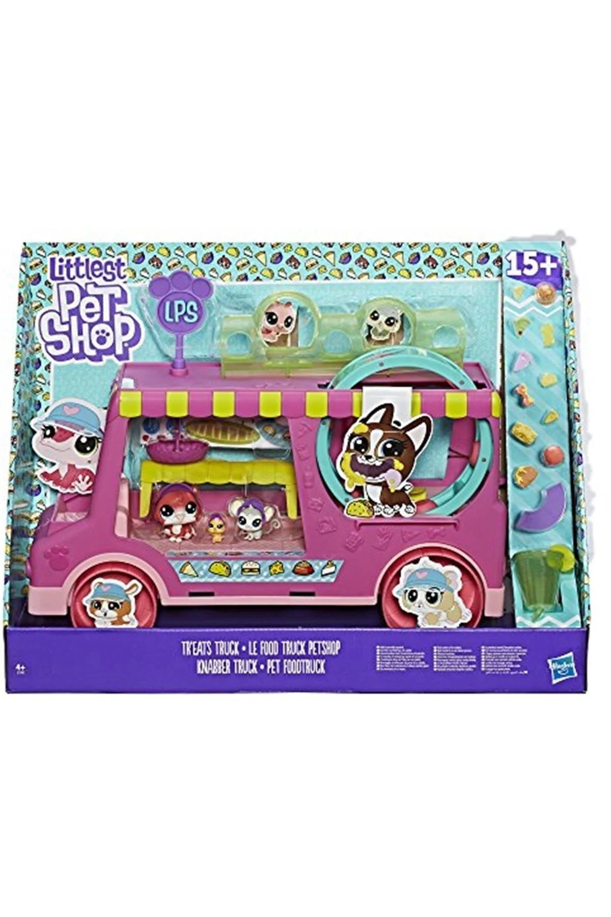 اسباب بازی های فیگور دیگر کامیون مواد غذایی اورجینال Littlest Pet Shop