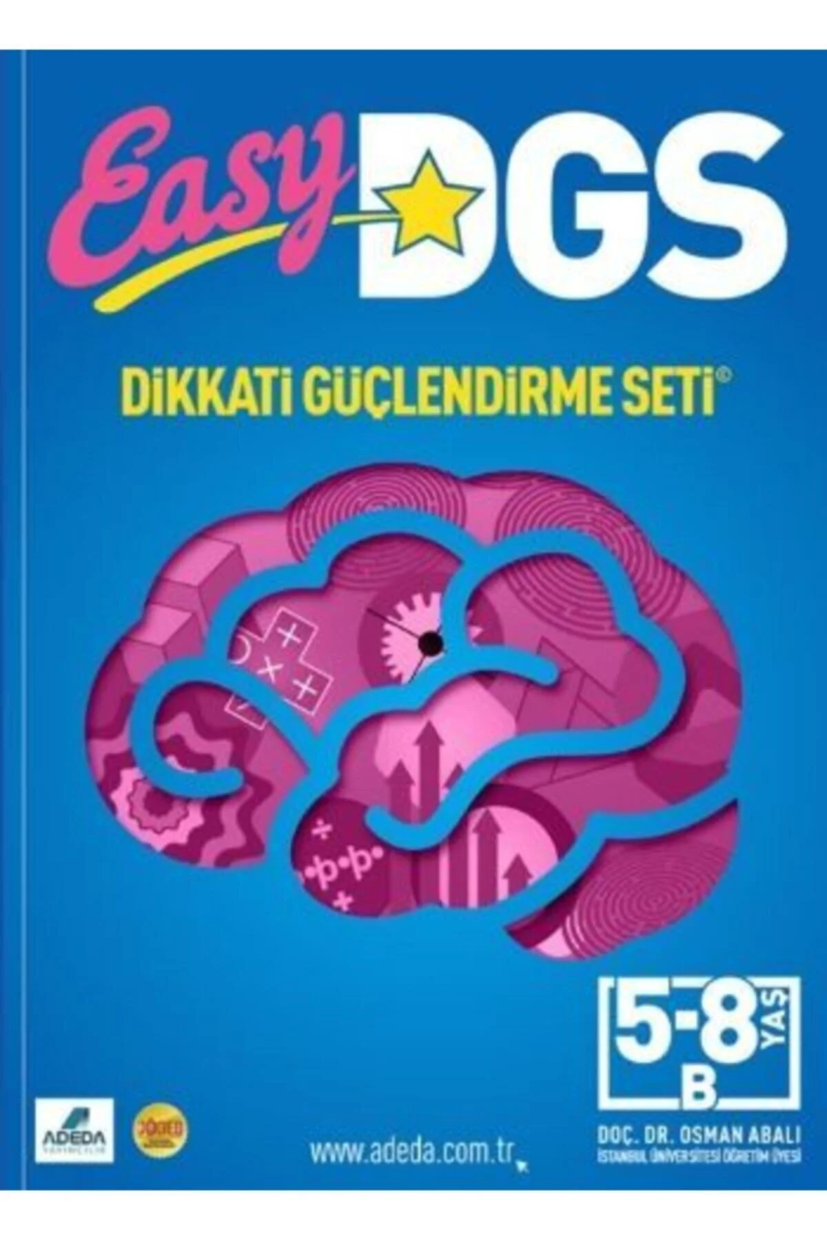 کتاب های فعالیت و آموزشی توجه آسان مجموعه 5 8 AGE B BOOKLET Adeda Yayınları