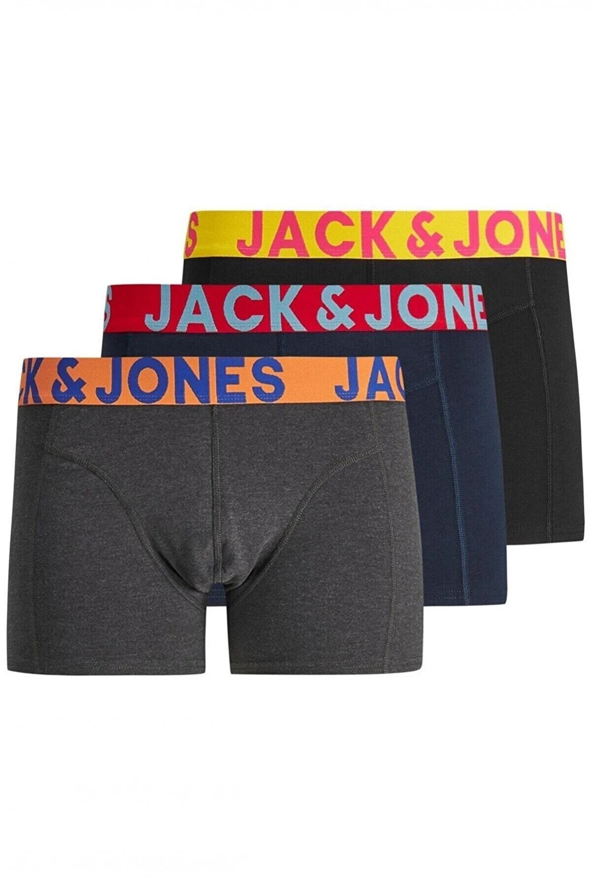 شورت مردانه جک کریزی 3 تکه نخی، راحت و با دوام برای استفاده روزمره Jack & Jones