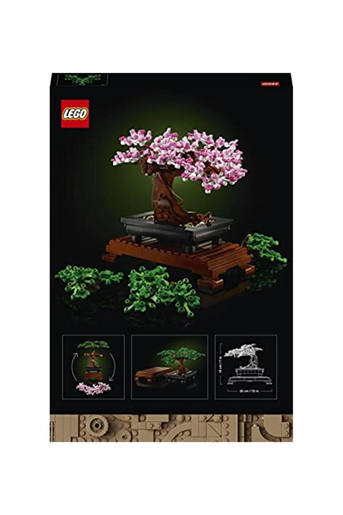 اسباب بازی های فیگور شخصیت CREATOR BONSAI TREE 10281 پروژه ساخت مدل تزئینی برای تمرکز ذهن 878 قطعه اورجینال LEGO