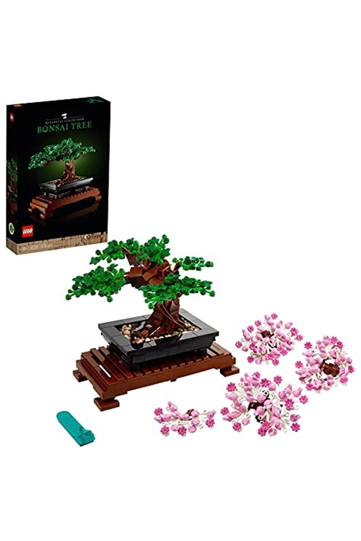 اسباب بازی های فیگور شخصیت CREATOR BONSAI TREE 10281 پروژه ساخت مدل تزئینی برای تمرکز ذهن 878 قطعه اورجینال LEGO