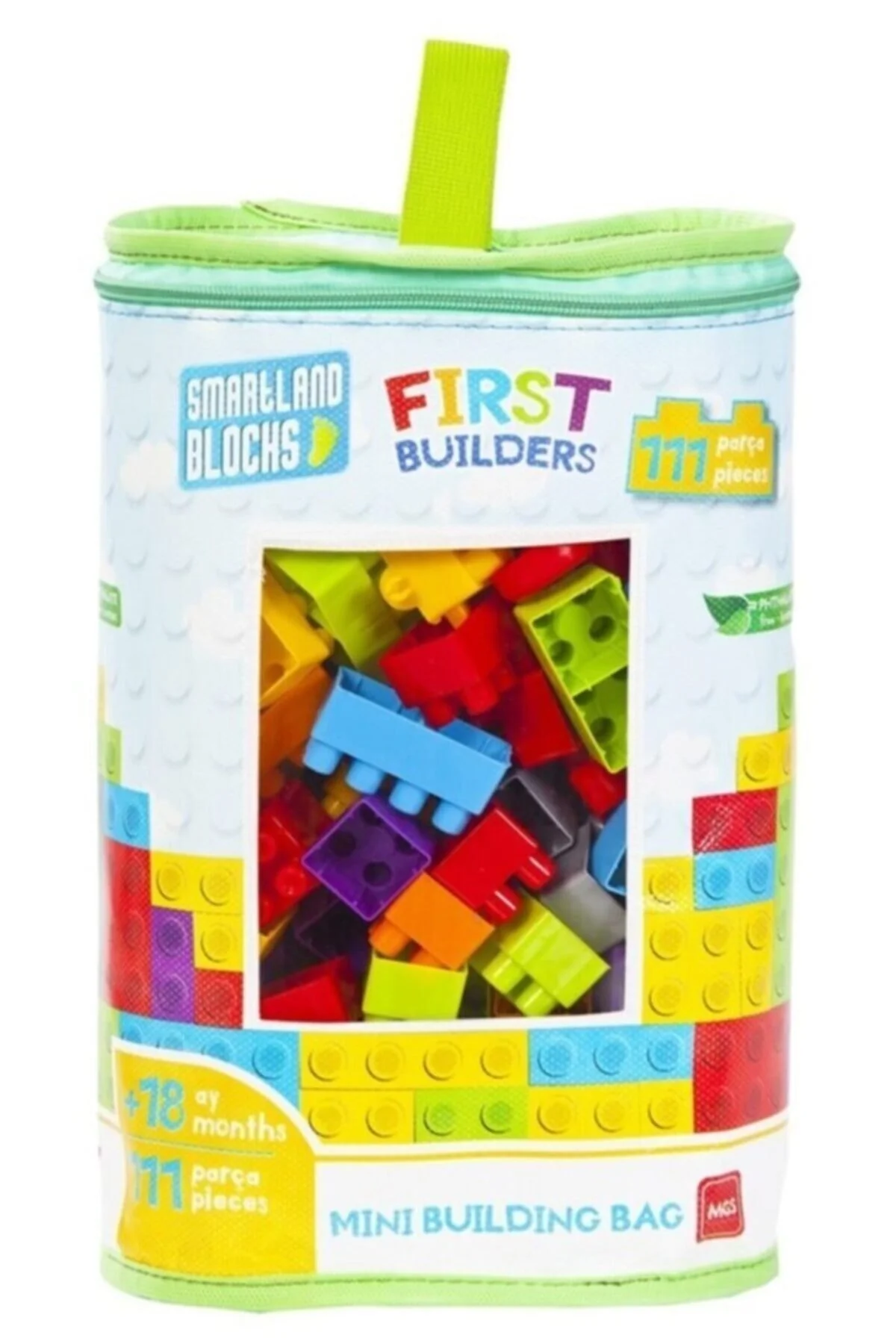 لگو و اسباب بازی های ساخت محور SMARTLAND BIG BLOCKS LEGO BAG 111 PIECES URT 5795 از ترکیه MGS OYUNCAK
