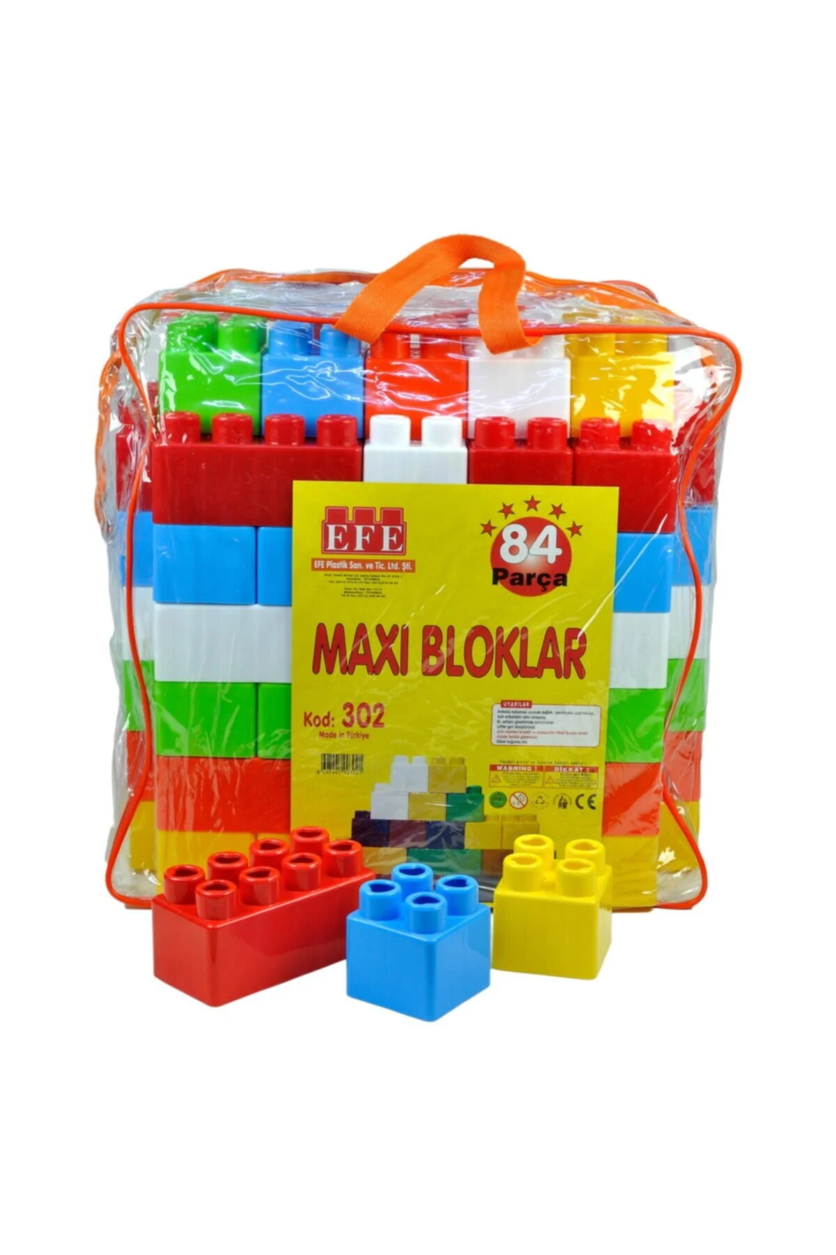 لگو و اسباب بازی های ساخت محور EFE LARGE PIECE LEGO MAXI BLOCKS 84 WITH BAG ارسال رایگان از ترکیه Genel Markalar