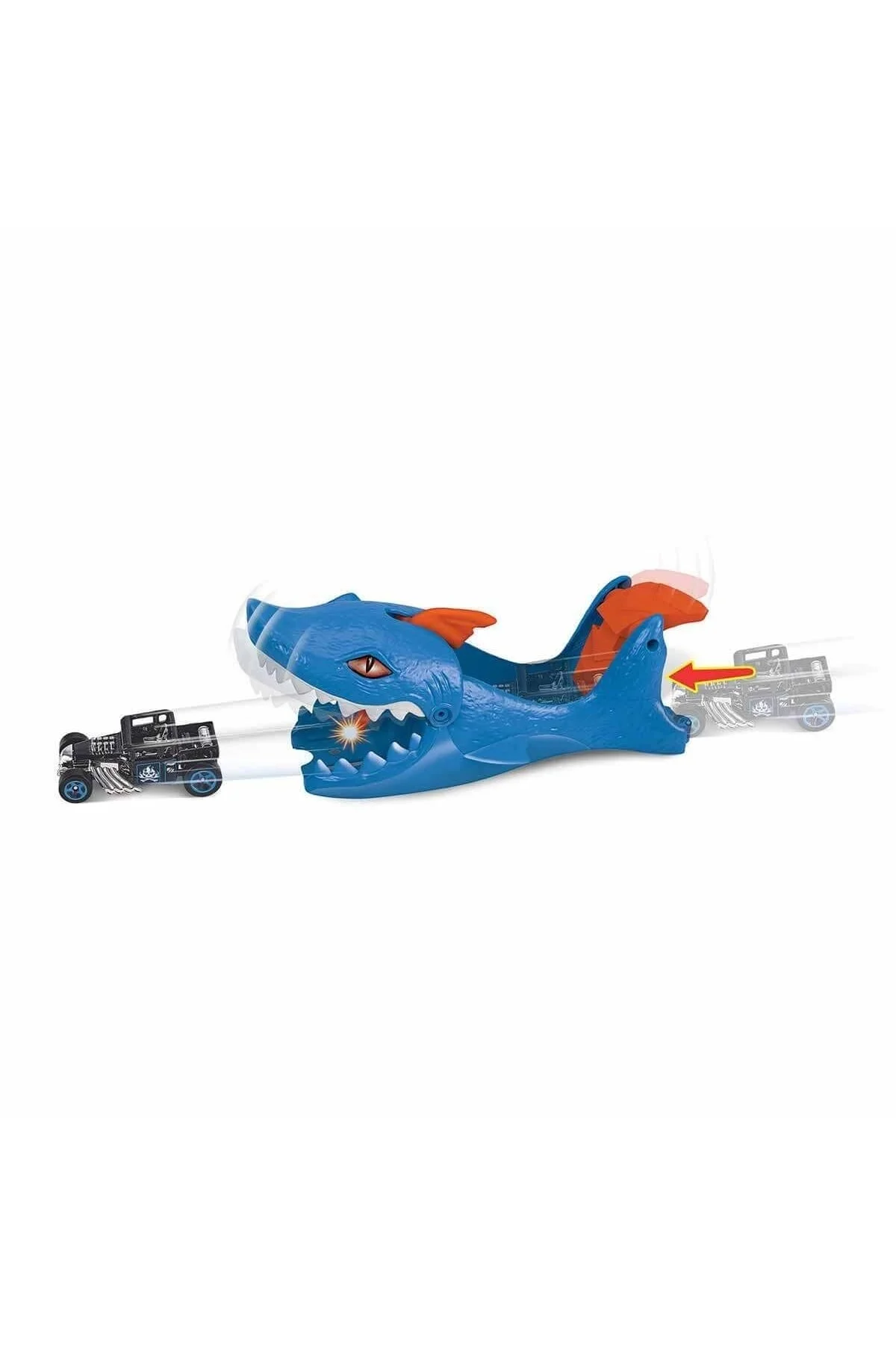 ماشین اسباب بازی چرخ های داغ WILD IMPOINTS SERIES GVF41 کوسه Mattel