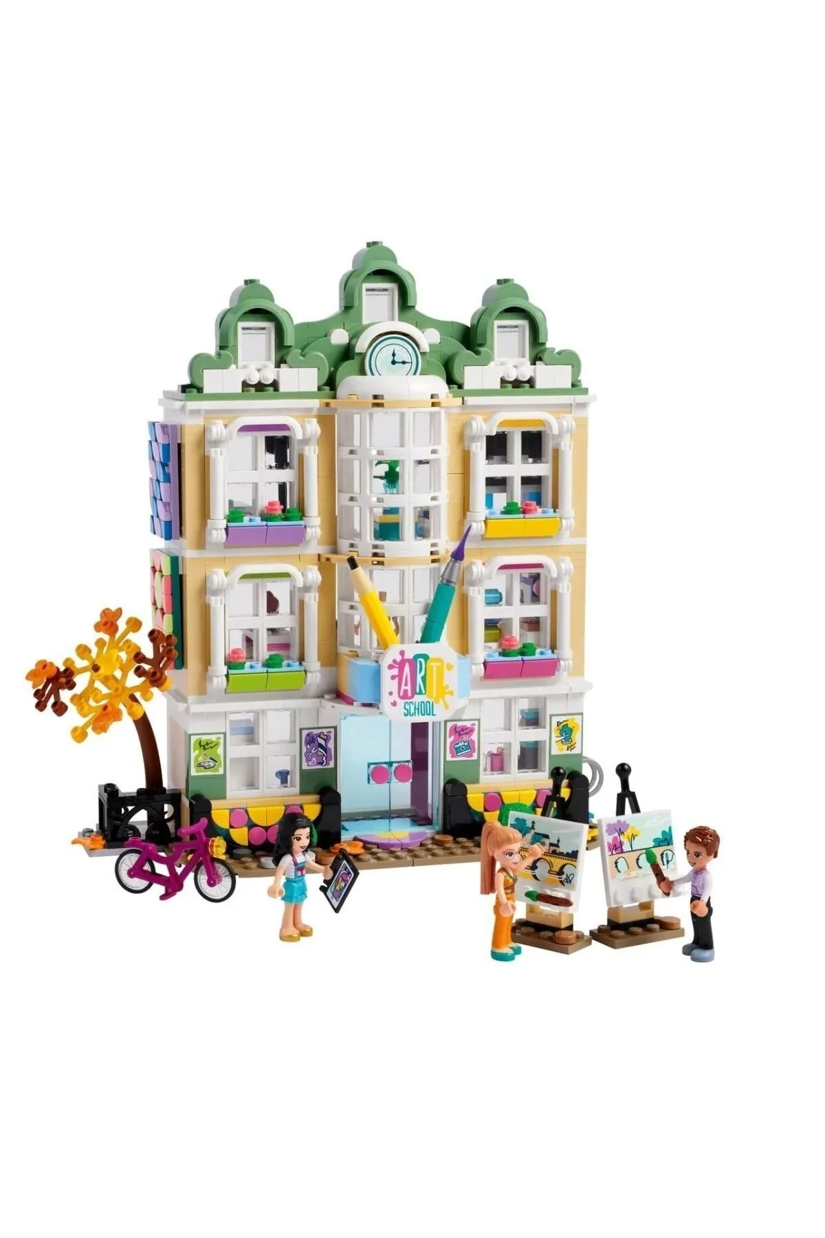 ماکت 41711 دوستان مدرسه هنر EMMAN 84 قطعه +4 سن لگو اورجینال LEGO