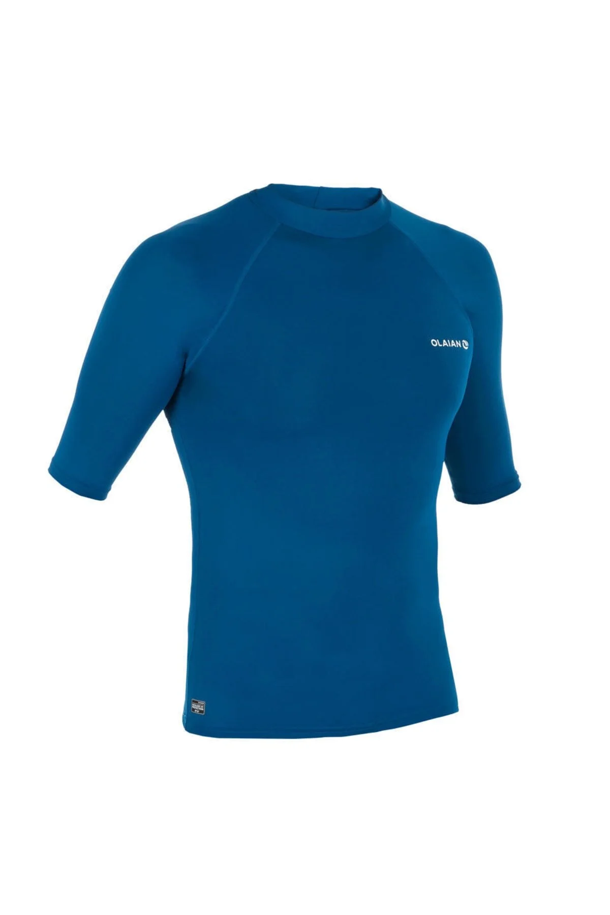 تی شرت ورزشی آبی مردانه UV T پرتو دکتلون Decathlon