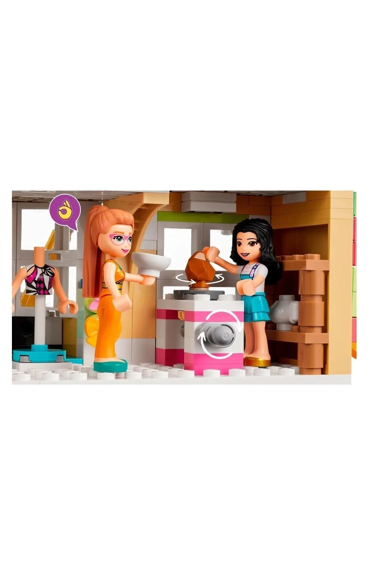 ماکت 41711 دوستان مدرسه هنر EMMAN 84 قطعه +4 سن لگو اورجینال LEGO
