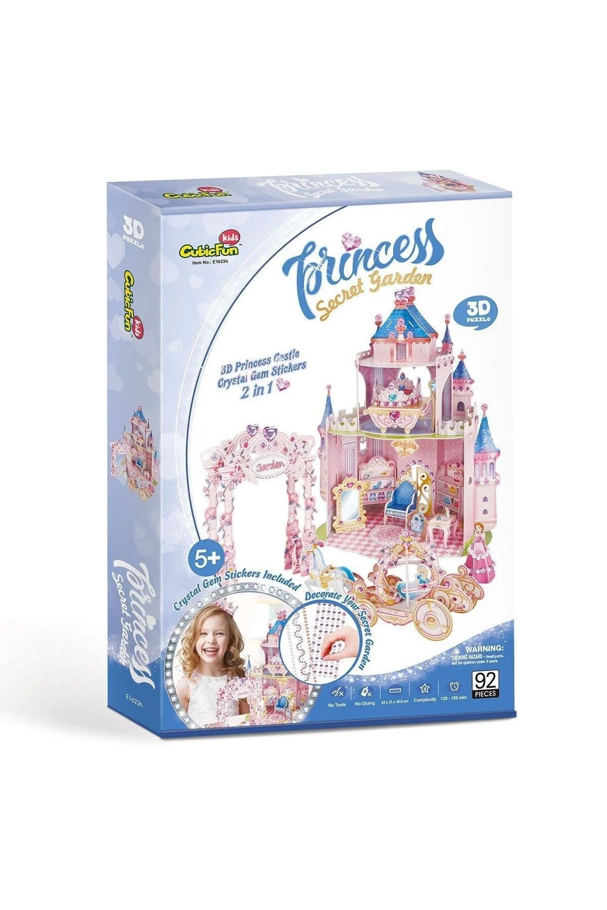 Cubic Fun پازل سه بعدی پرنسس راز باغ قلعه CUB/E1623H