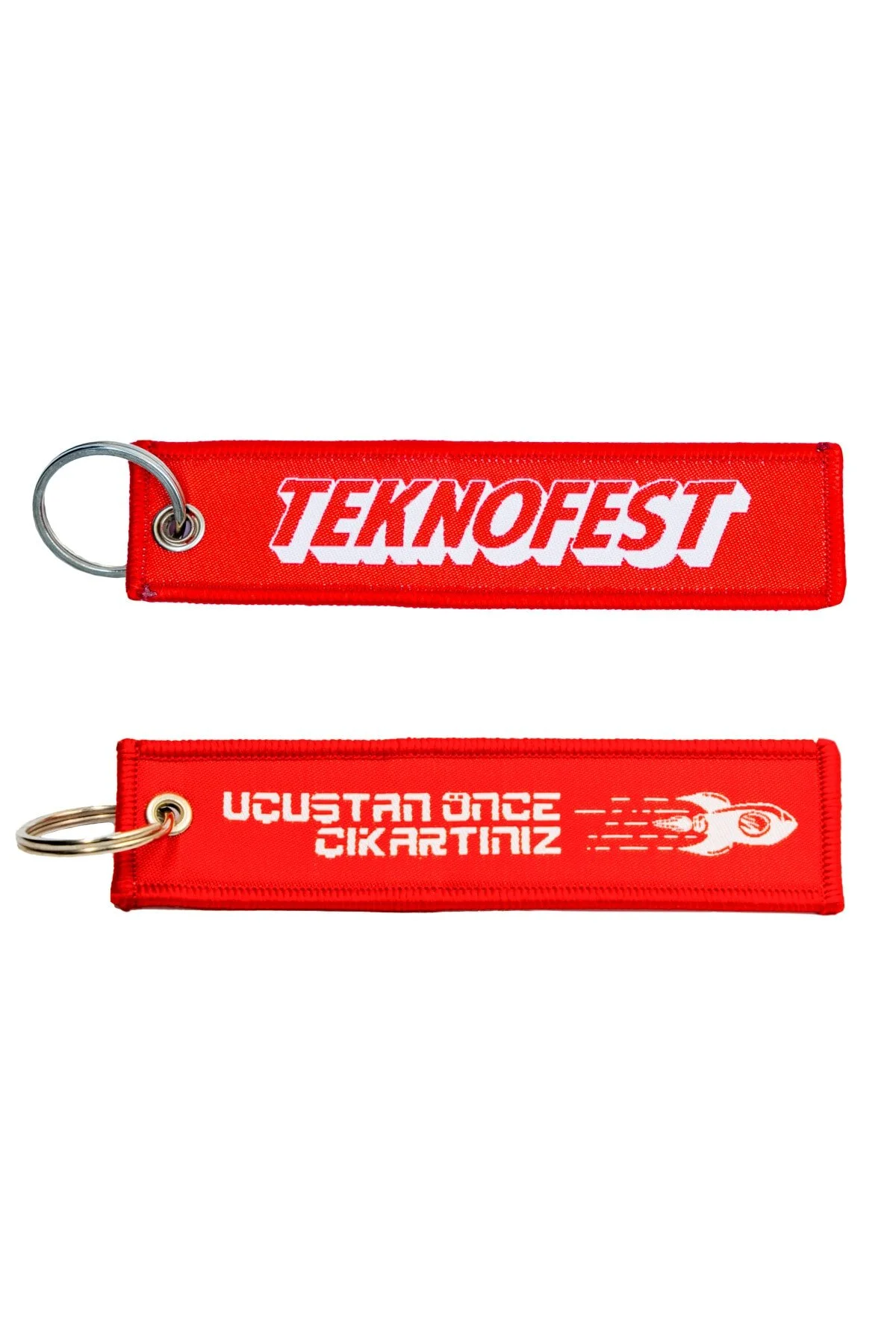 جاکلیدی پارچه ای قرمز اورجینال TEKNOFEST