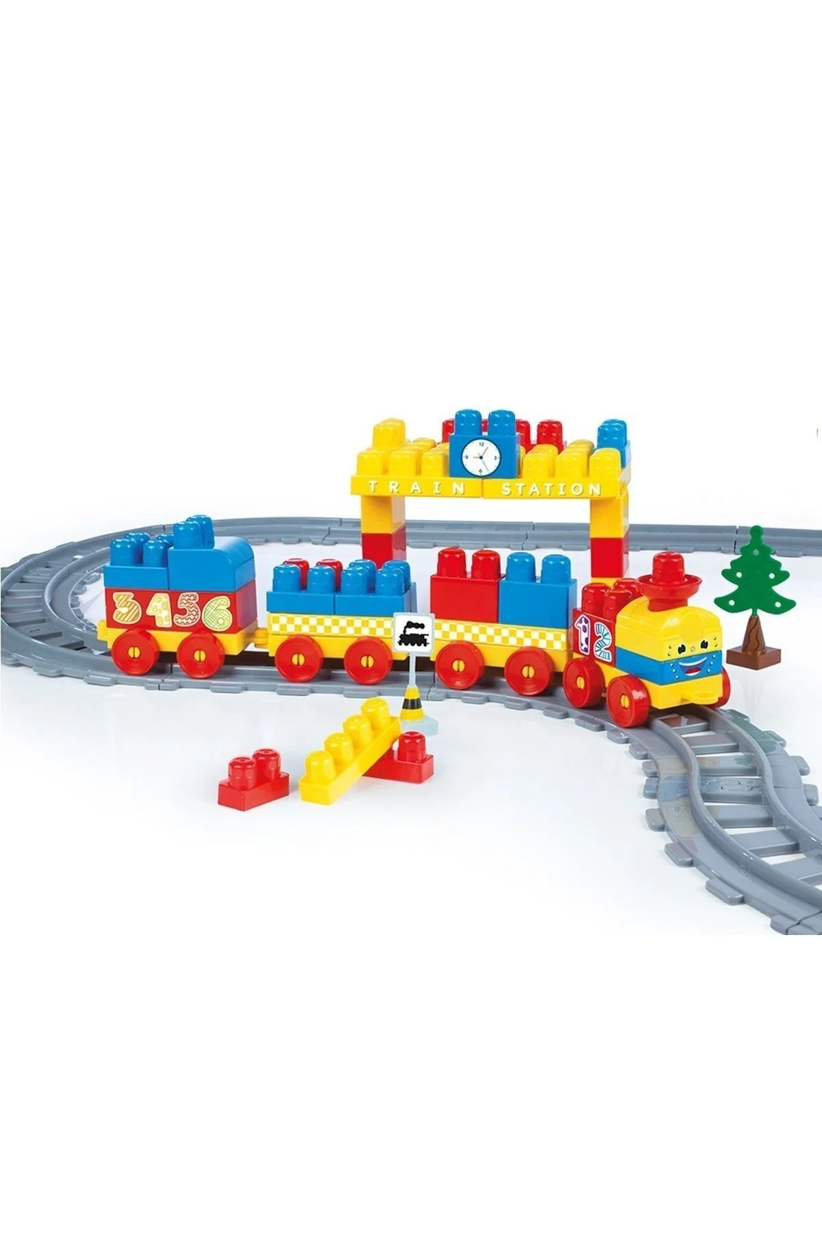 لگو و اسباب بازی های ساخت محور برند: 5082 HAIL TRAIN ROAD SET BUILDING BLOCKS 89 PIECES از ترکیه DOLU OYUNCAK