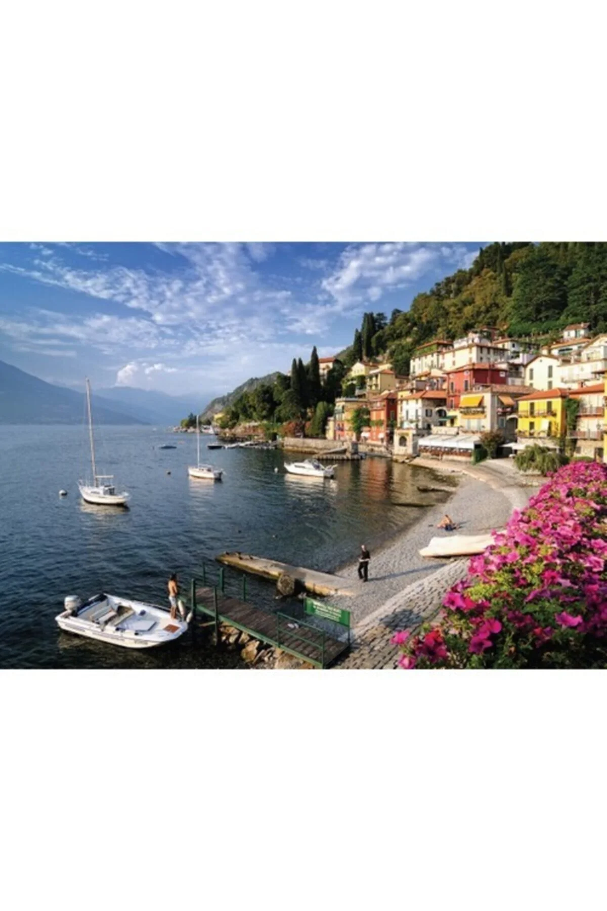 پازل LAGO DI COMO ایتالیا با مضمون 500 قطعه اورجینال Ks Games