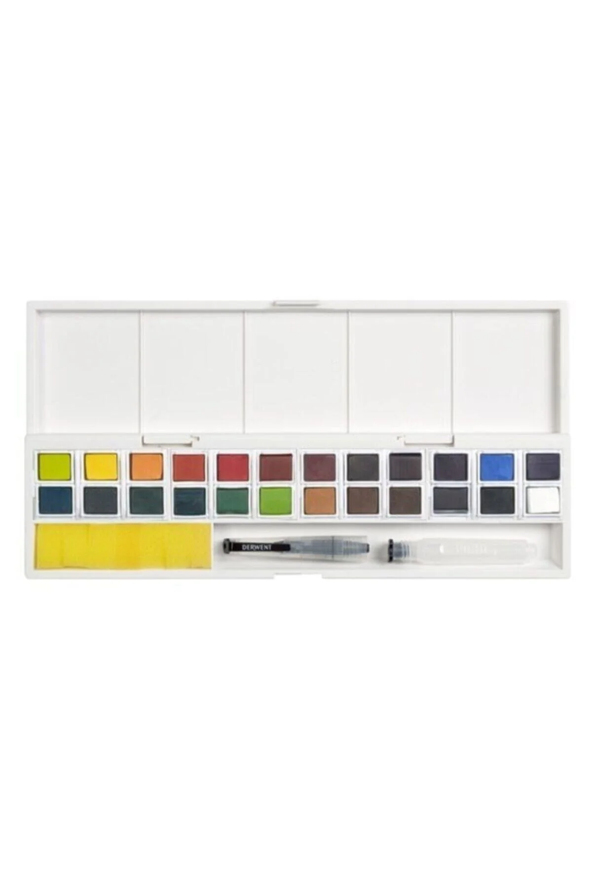 آبرنگ سفید مردانه و زنانه مداد رنگی Inktense 24  Derwent