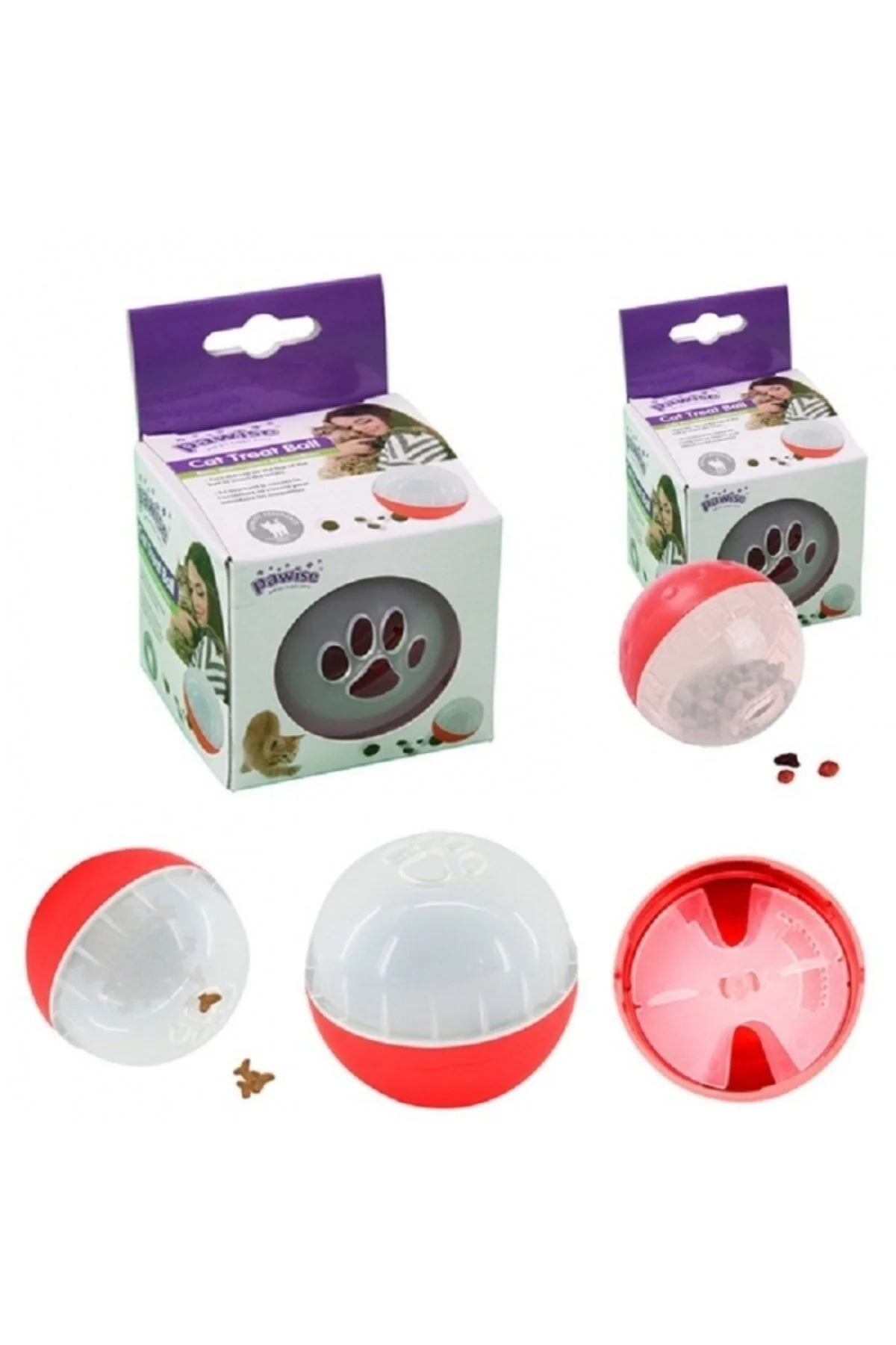 اسباب بازی گربه چند رنگ PATI TOY BALL اورجینال پاویز Pawise