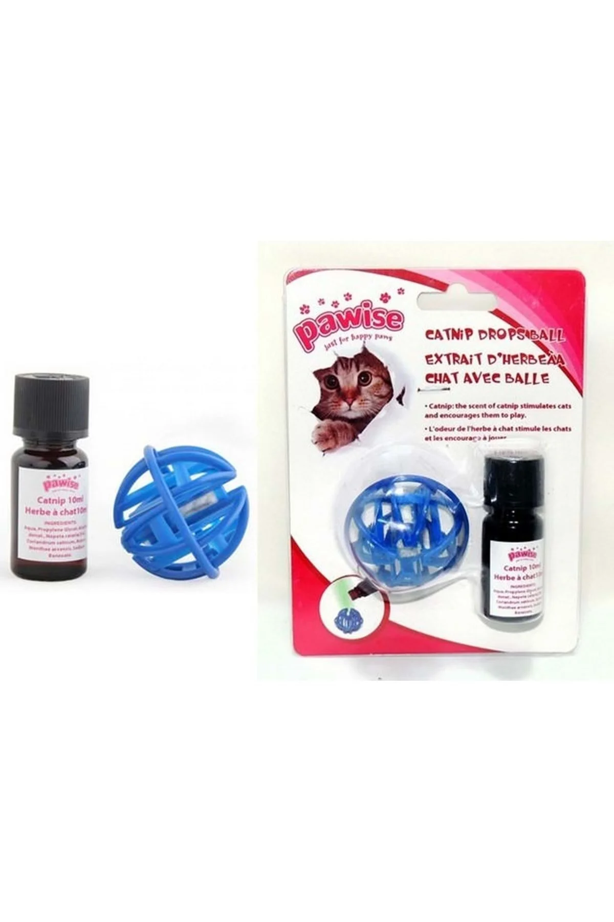 اسباب بازی گربه قهوه‌ای BALL GIFT TOY اورجینال پاویز Pawise