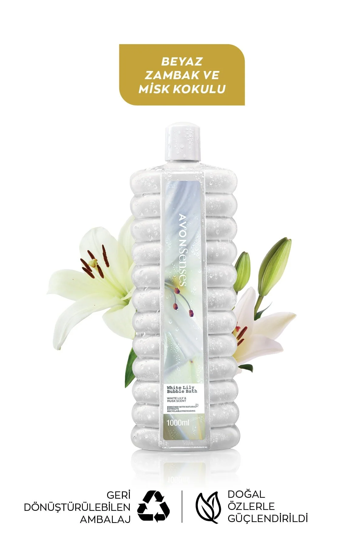 Avon جوشش حمام آب یاس برفی 1 لیتری 3 بسته