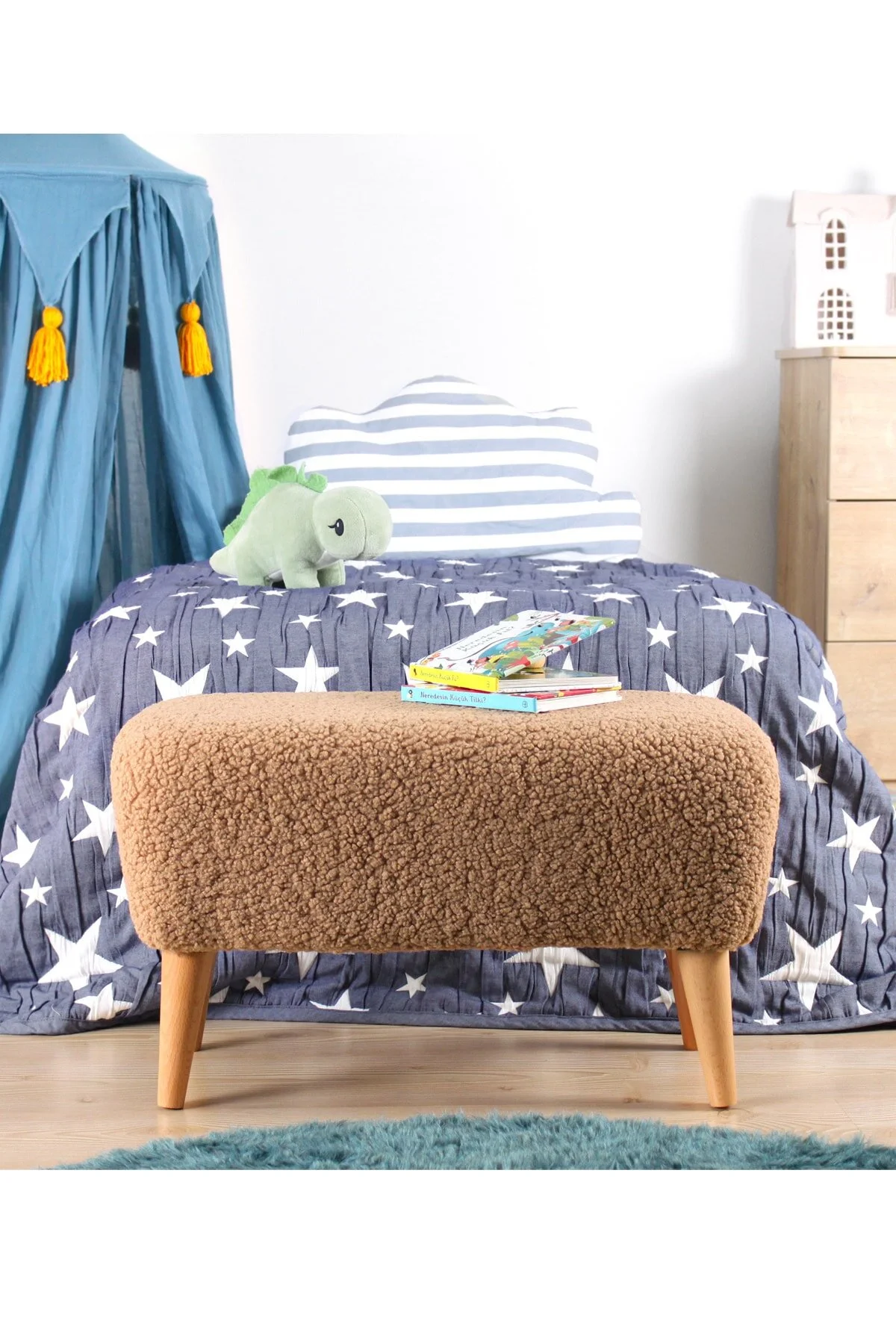 صندلی و مبل اتاق نوزاد MOOUV KIDS BENCH PUFF AHVE Lorence Home