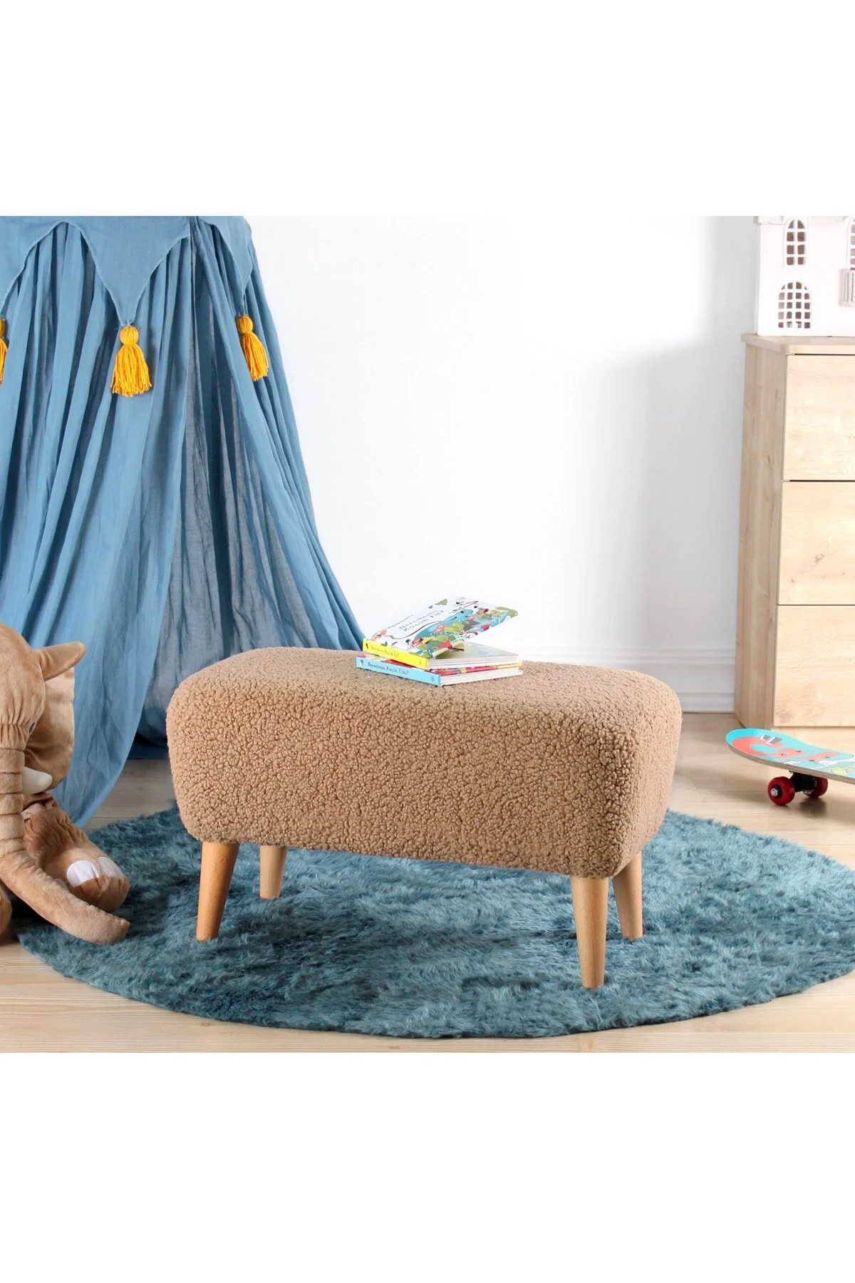 صندلی و مبل اتاق نوزاد MOOUV KIDS BENCH PUFF AHVE Lorence Home