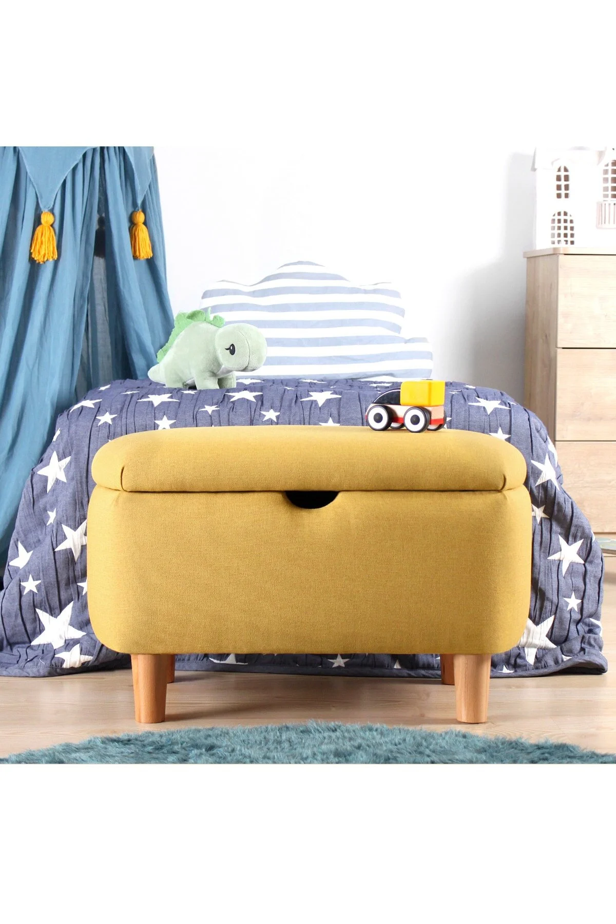 صندلی و مبل اتاق نوزاد پف بچه های YOMME زرد Lorence Home