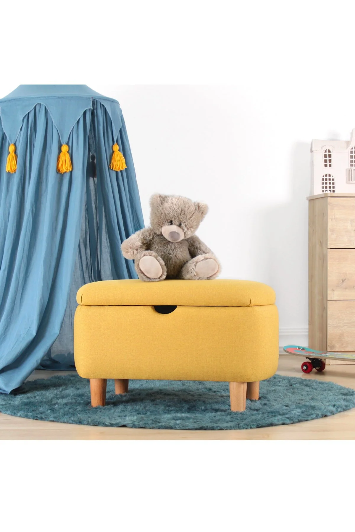 صندلی و مبل اتاق نوزاد پف بچه های YOMME زرد Lorence Home