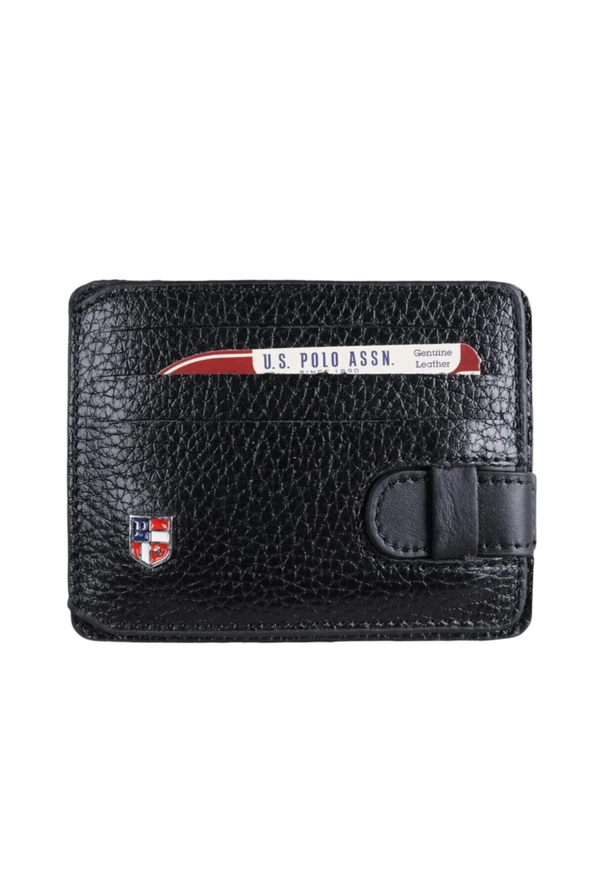 جاکارتی مردانه مشکی چرمی اصل U.S. Polo Assn.