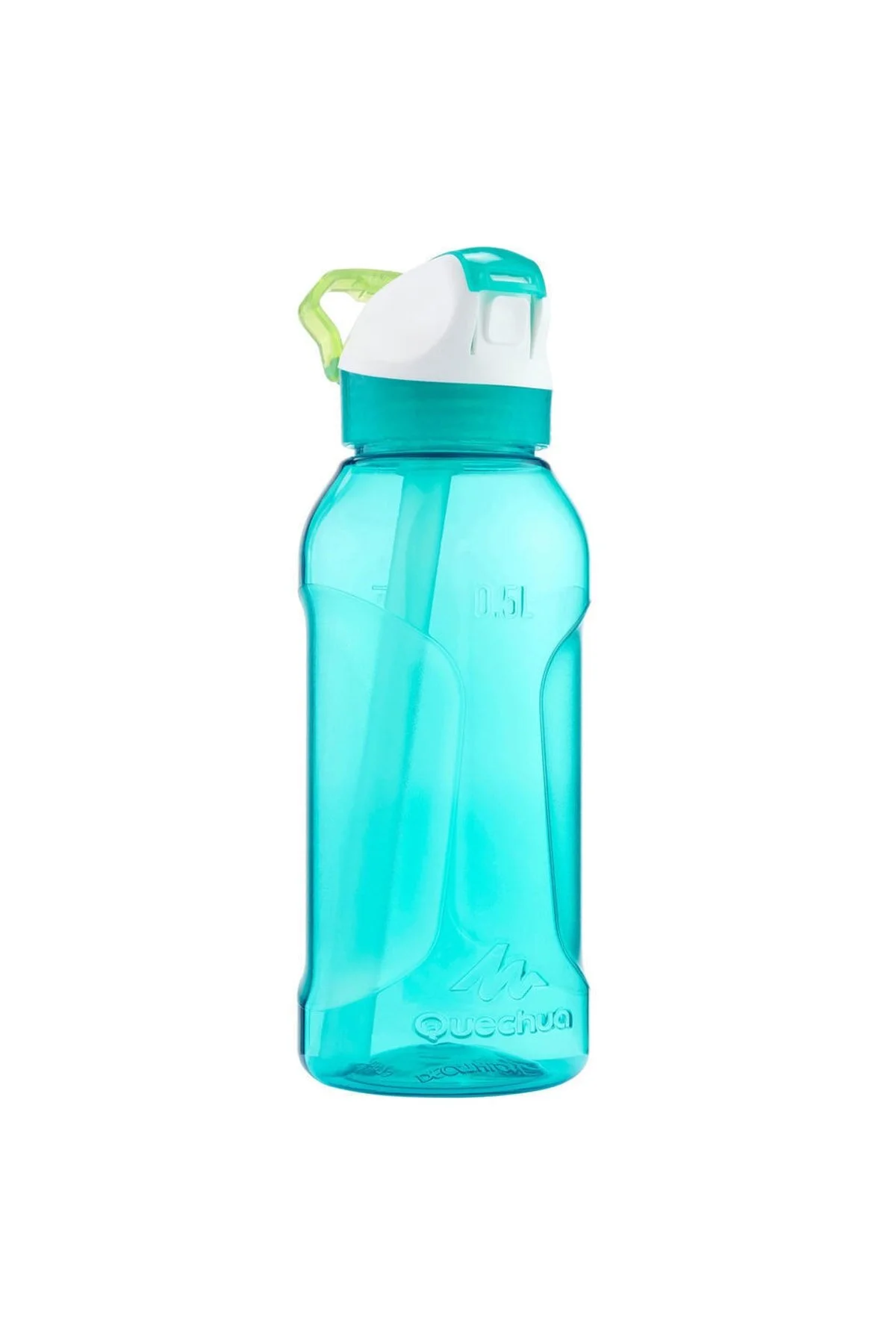 قمقمه ورزشی سبز فیروزه در فضای باز آلومینیوم ® 0.5 لیتری ای 900 0.50 لیتر دکتلون Decathlon