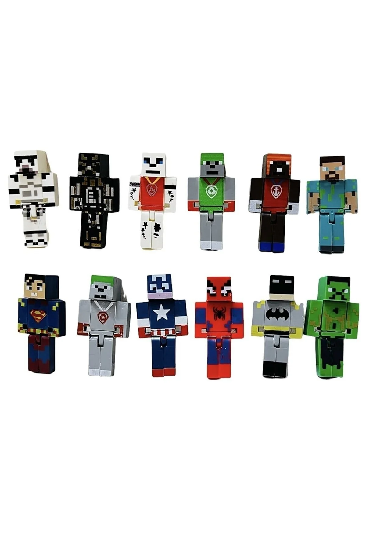 اسباب بازی های فیگور شخصیت MINECRAFT 12 23 تکه لگو RAMO'S STORE