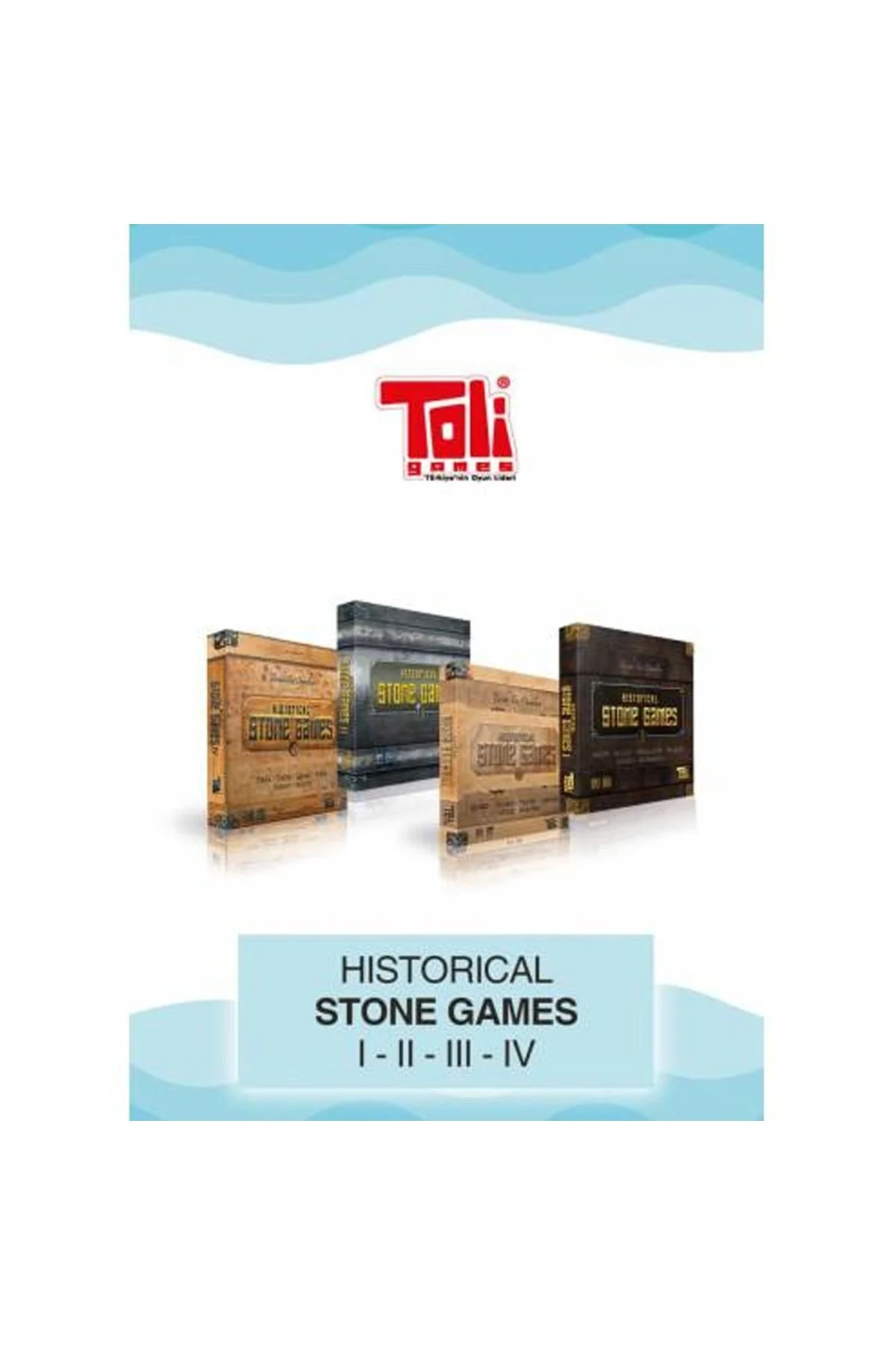 بازی های رومیزی Historical Stone Games 4 تاریخی Brain Toli Games