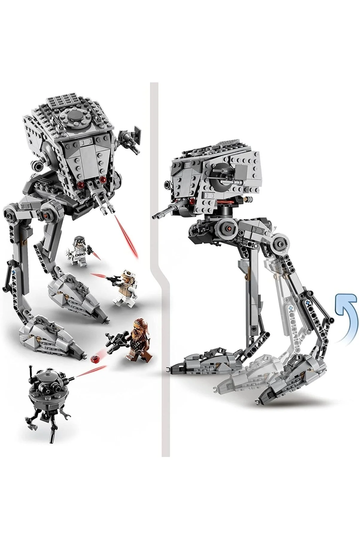لگو و اسباب بازی های ساخت محور STAR WARS™ HOTH™ AT ST™ 75322 ست ساختمان برای کودکان 9 سال به بالا 586 قطعه از ترکیه LEGO
