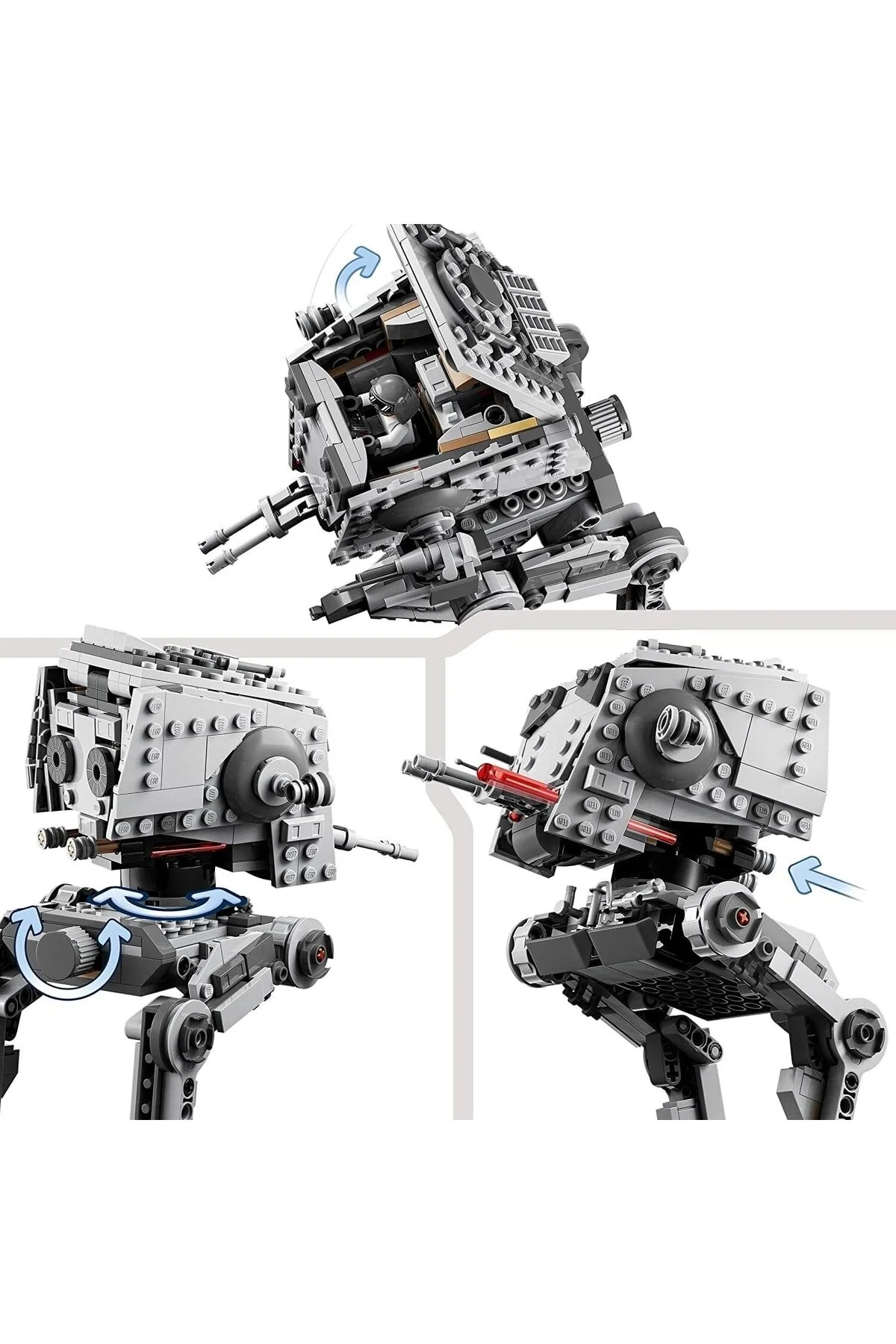 لگو و اسباب بازی های ساخت محور STAR WARS™ HOTH™ AT ST™ 75322 ست ساختمان برای کودکان 9 سال به بالا 586 قطعه از ترکیه LEGO