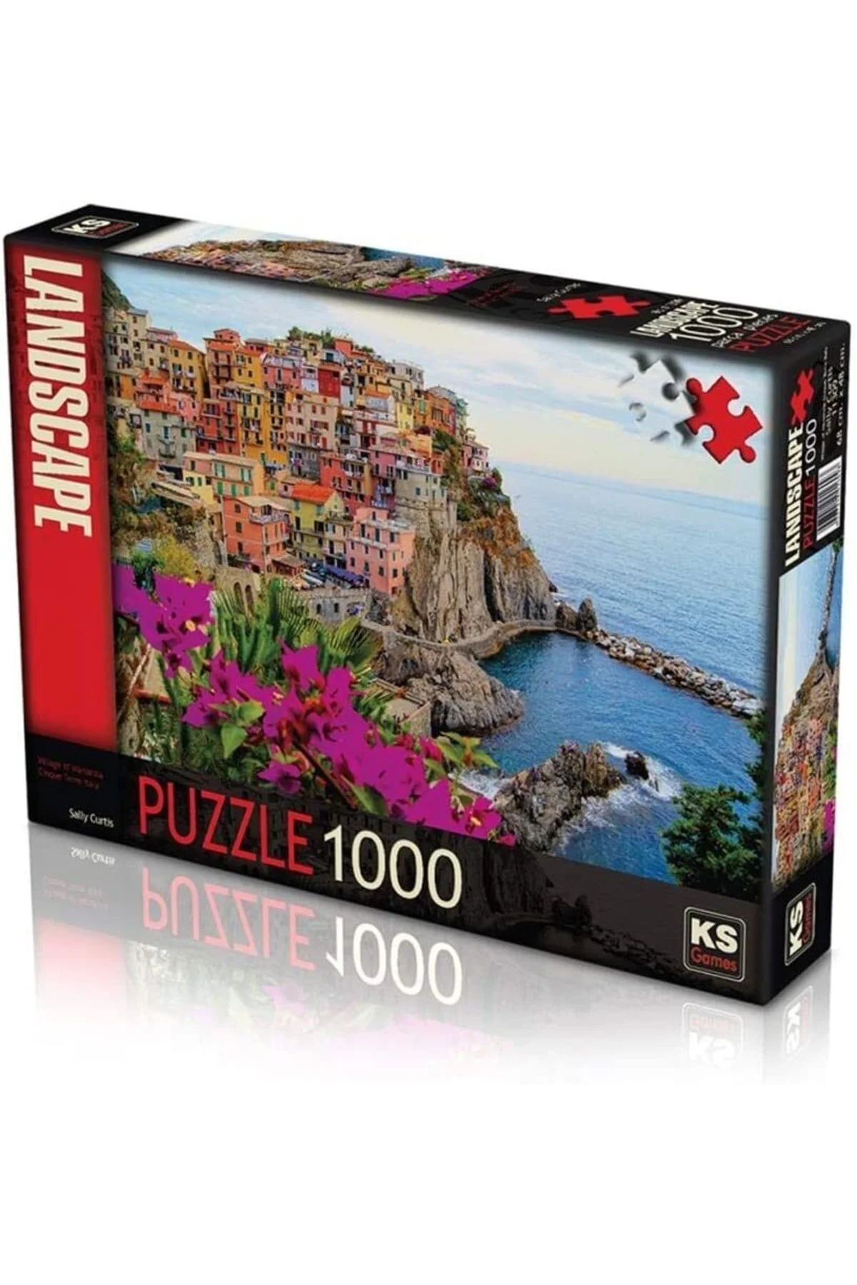 پازل KS GAMES VILLAGE OF MANAROLA ITALY A CITY ON THE BEACH 1000 PIECE PUZZLE از ترکیه Genel Markalar