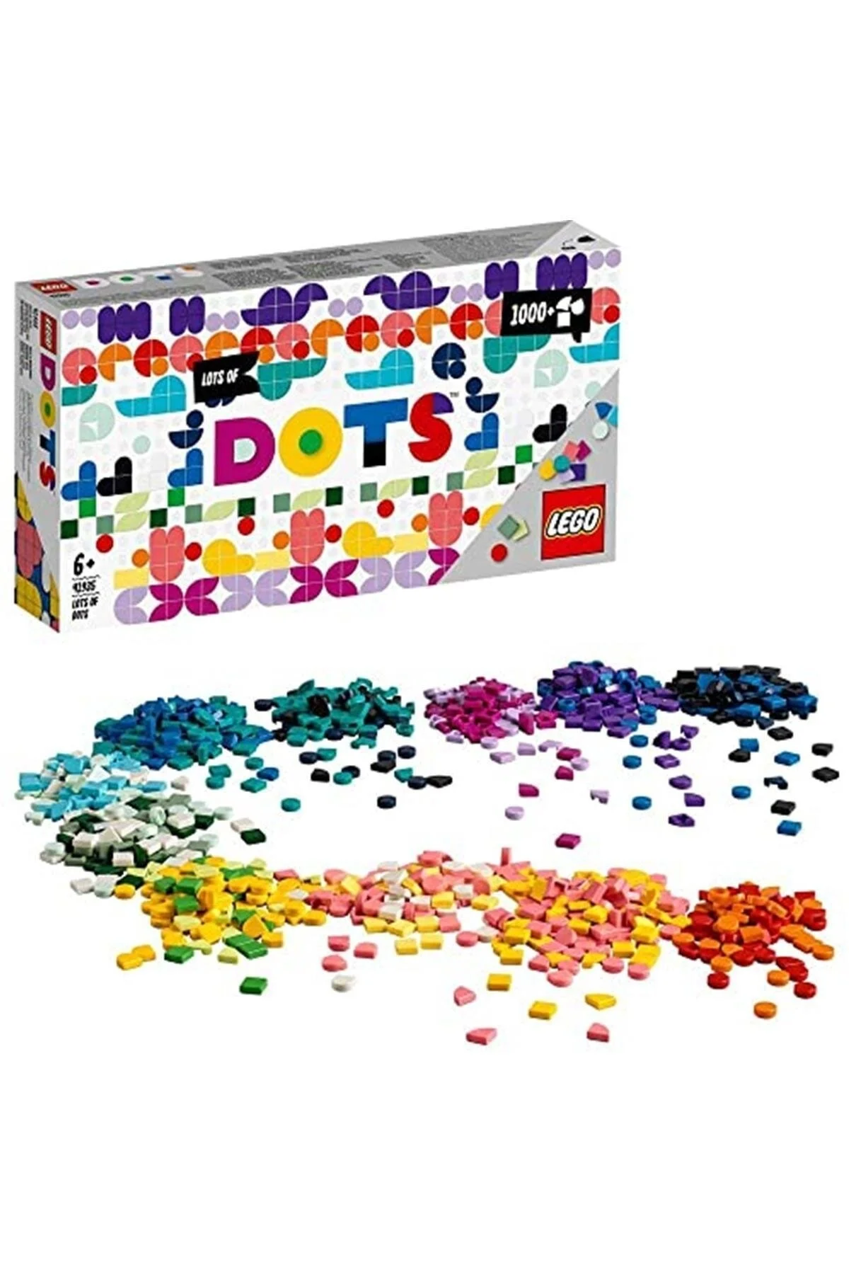 اسباب بازی های آموزشی LOTS OF DOTS 41935 ست زیور آلات کاردستی خلاقانه ساختمان برای کودکان اورجینال LEGO