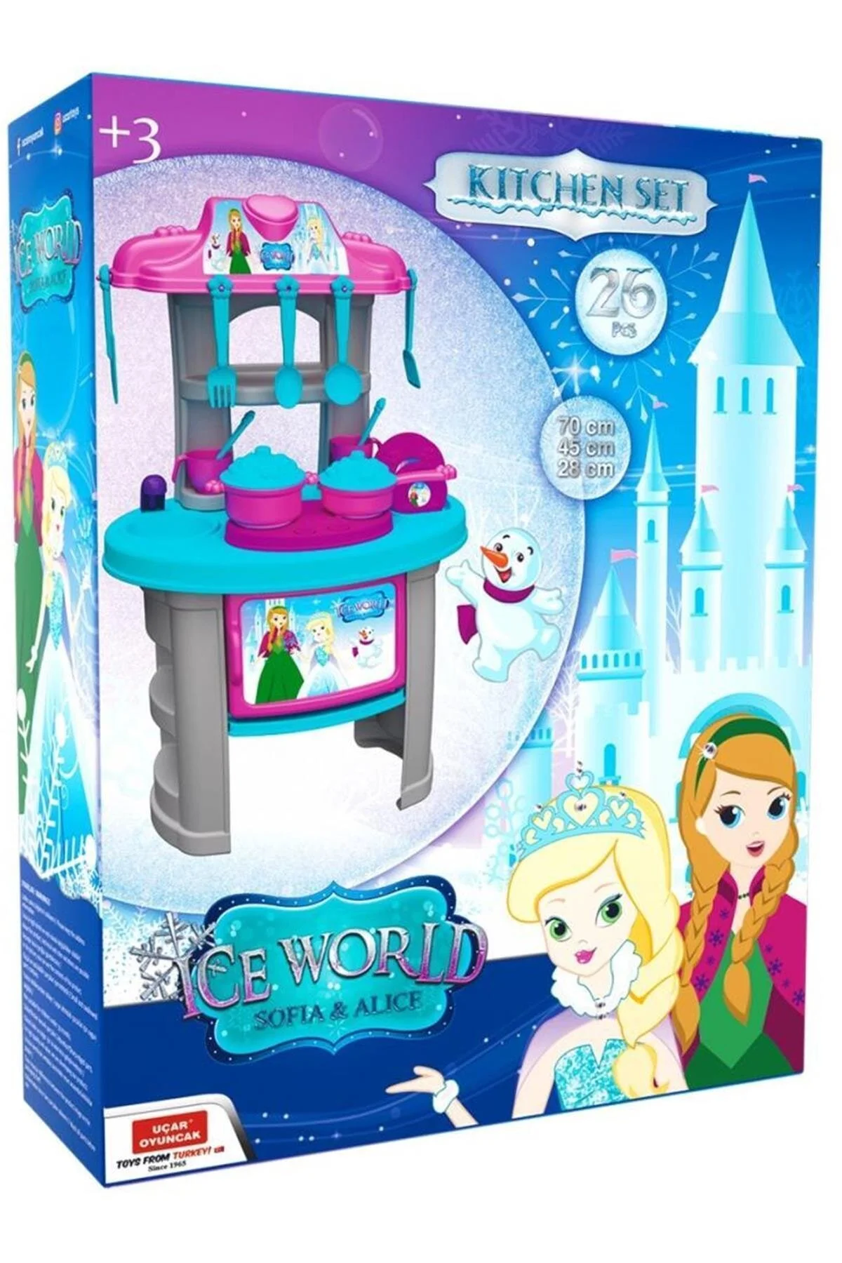 LEGO سرویس آشپزخانه کانتری بنفش آیس 26 عددی