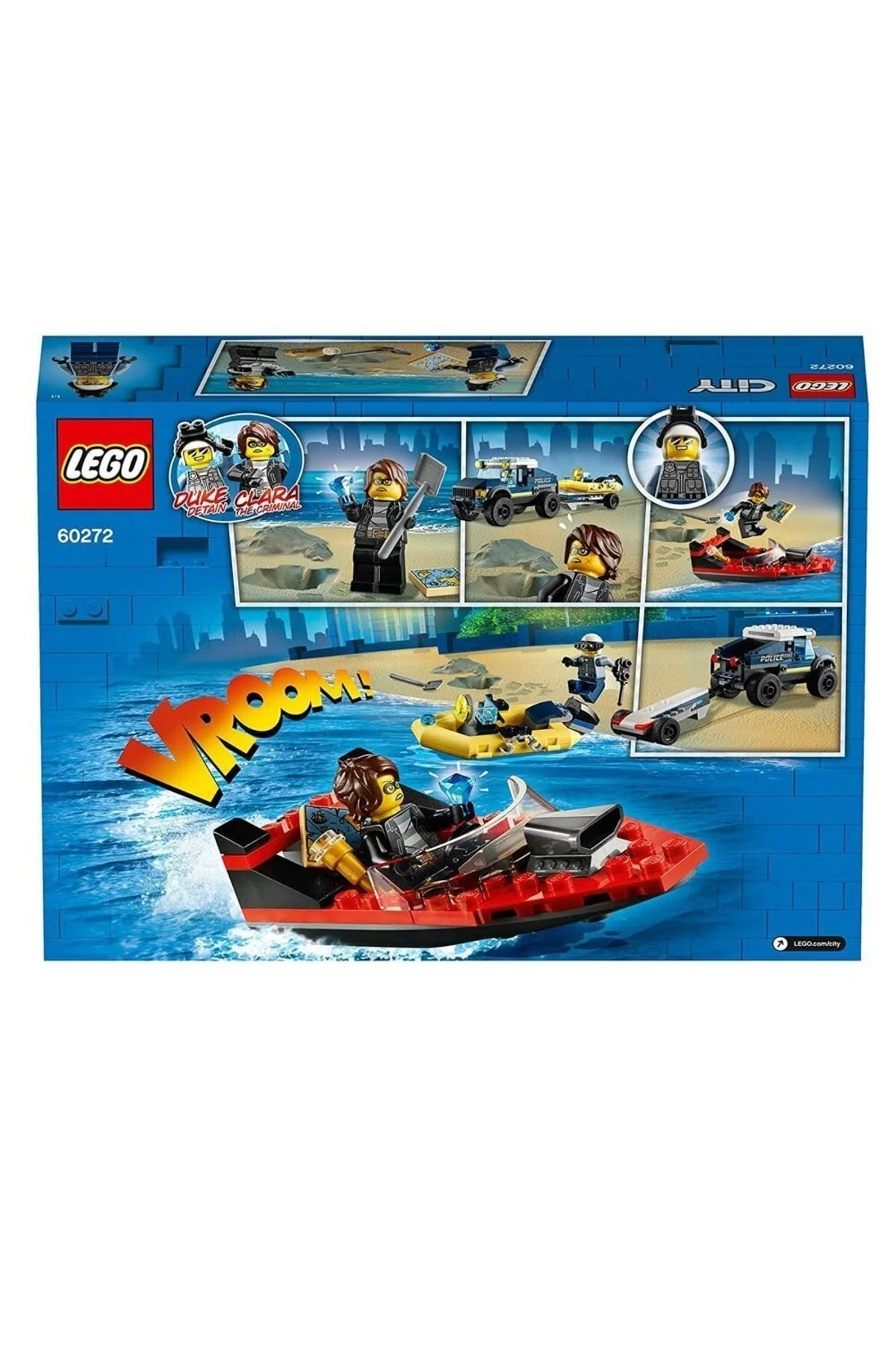 اسباب بازی های دیگر وسیله نقلیه حمل و نقل با بوت پلیس شهر نخبگان 60272 اورجینال LEGO