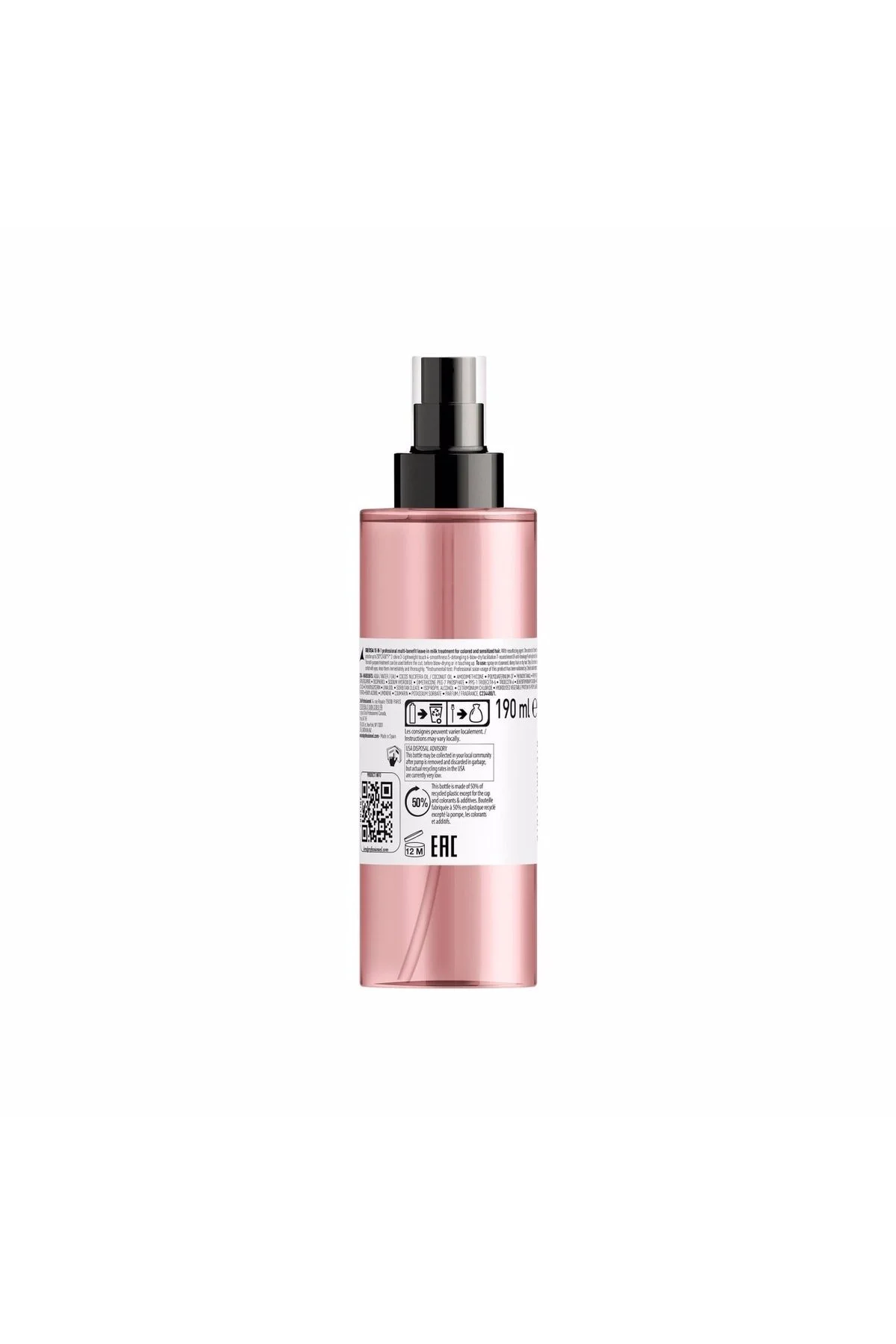 L'Oreal Paris اسپری مراقبت 10 در 1 از رنگ مو Vitamino Color مراقبت از مو ۱۹۰میل