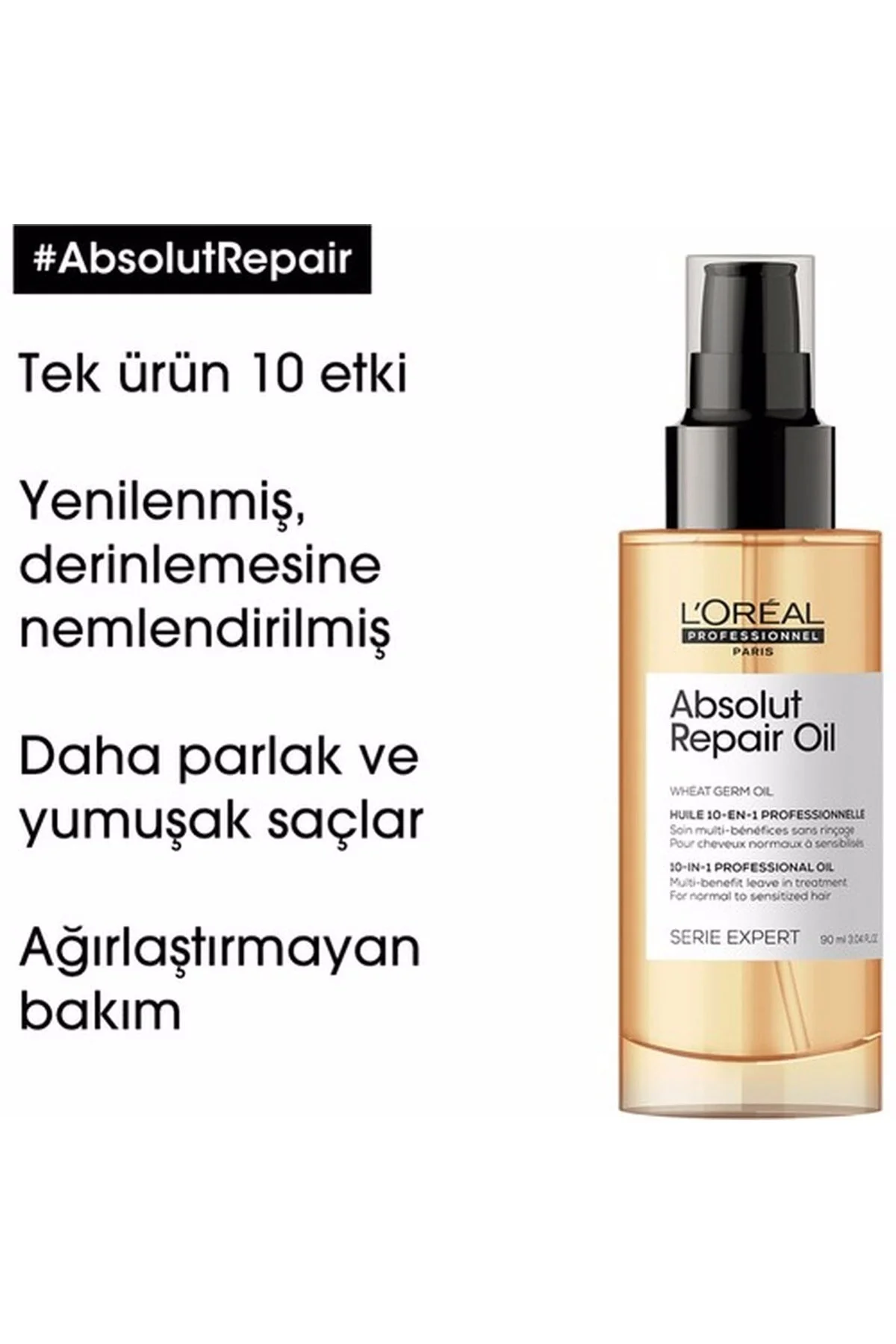 L'Oreal Paris اسپری معجزه گر ۱۰ در ۱ موثر لورآل برای موهای خسته ۹۰ میلی لیتر