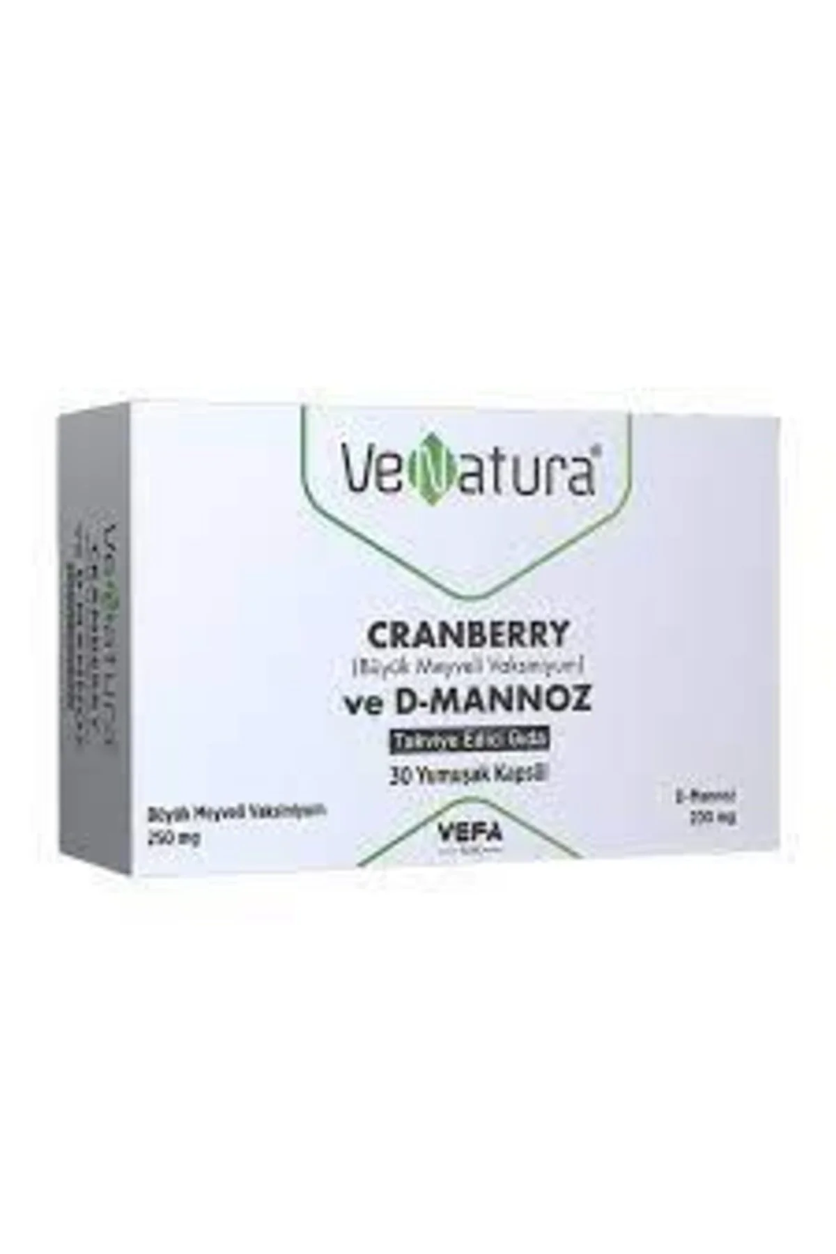 ویتامین CRANBERRY و D MANNOSE تقویت کننده مواد غذایی 30 کپسول نرم Venatura
