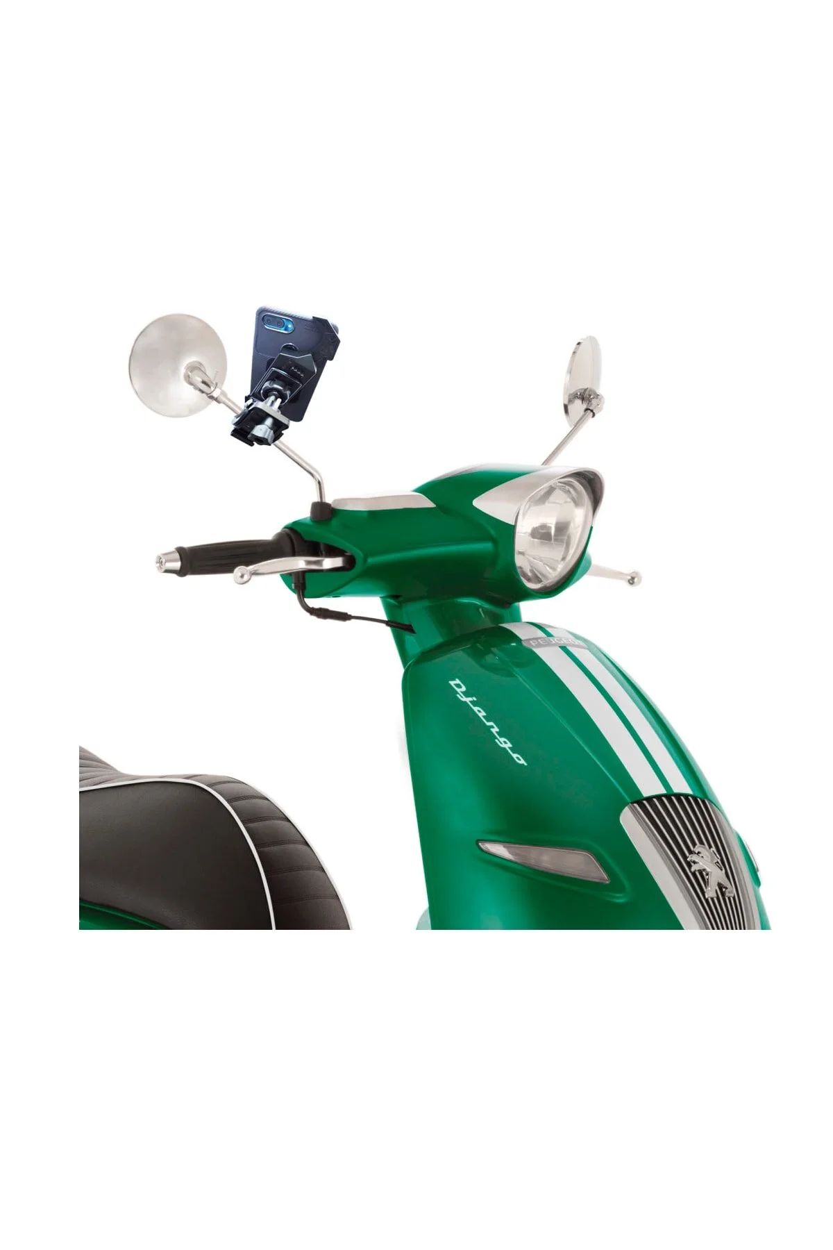 نگهدارنده تجهیزات موتورسیکلت برقی Peugeot Django سازگار با هماهنگ تلفن Superte Cross پاورتچ  Powertec
