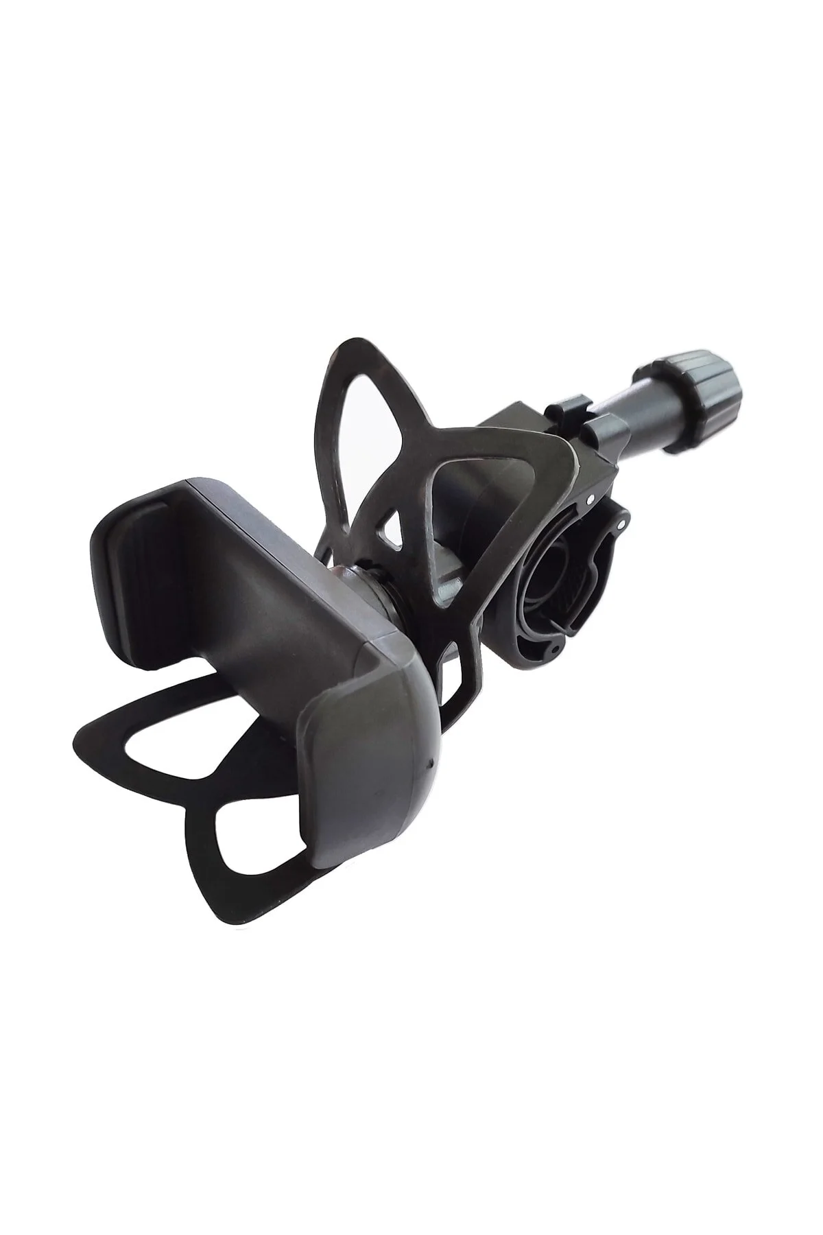 نگهدارنده تجهیزات موتورسیکلت برقی Vespa سازگار با آینه تلفن سیاه و سفید پاورتچ  Powertec