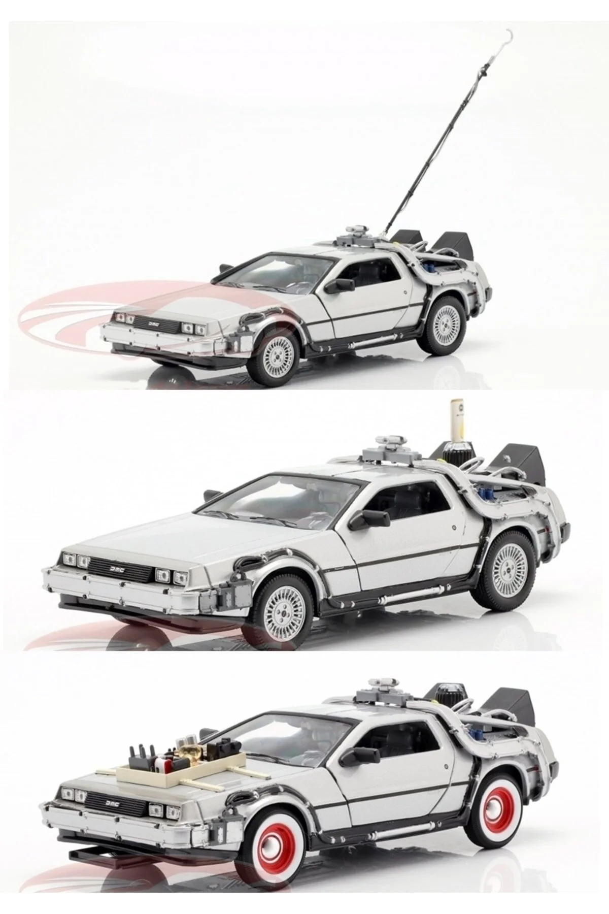 مدل خودرو 3 بازگشت به آینده 1 2 DELOREAN TIME MACHINE RETURN مارک سری FLIM FUTURE WELLY
