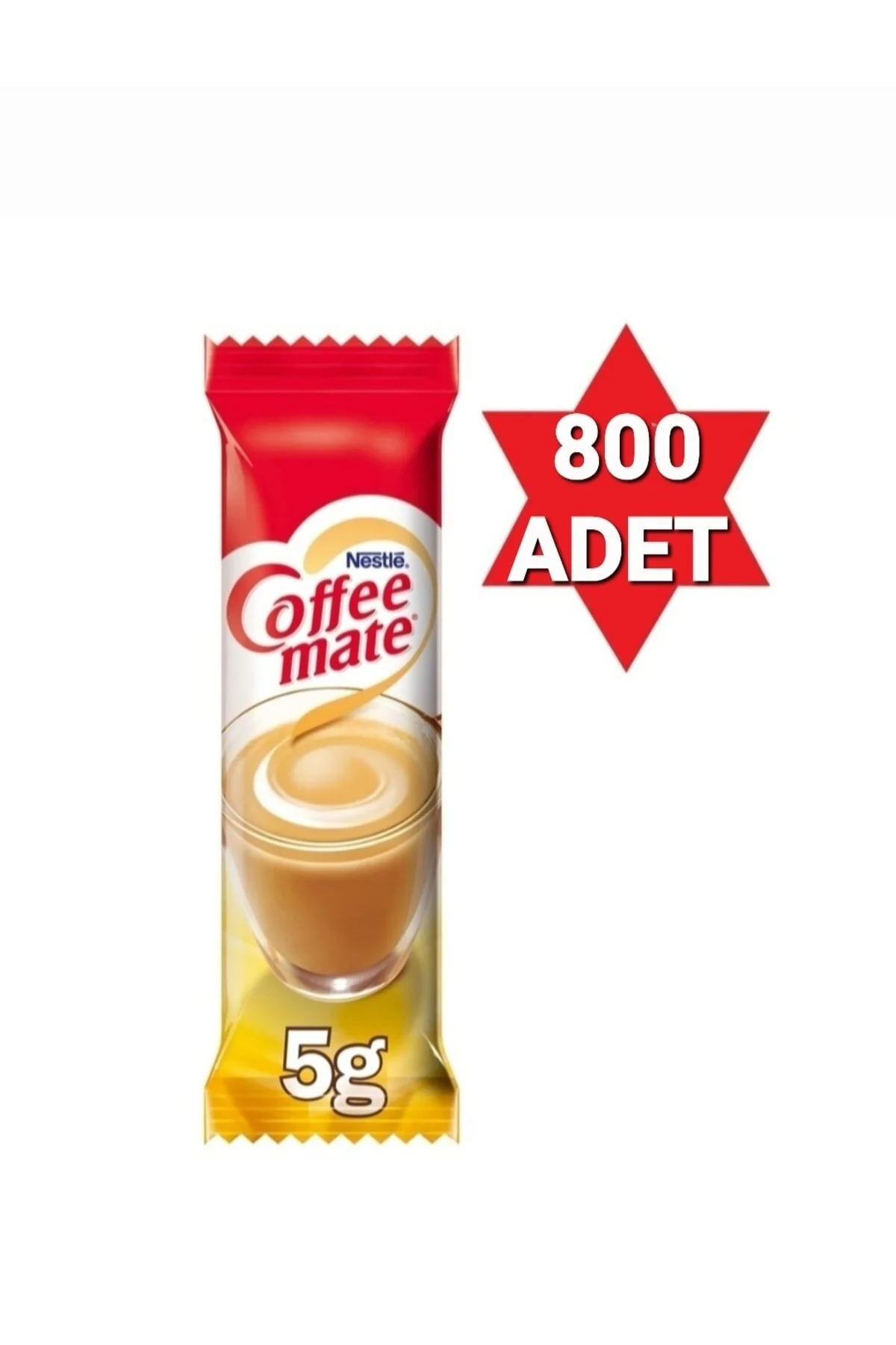 کافی میت و شیرخشک بسته بندی 5 گرمی 20 40 مجموع 800 عدد نستله Nestle